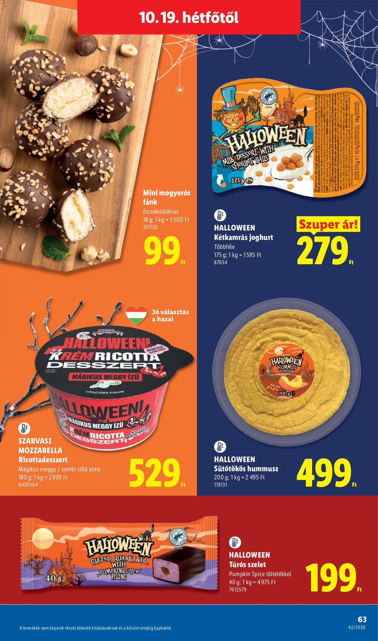 Lidl akciós ujság 2026.10.15. 🎃 HALLOWEEN 🧡