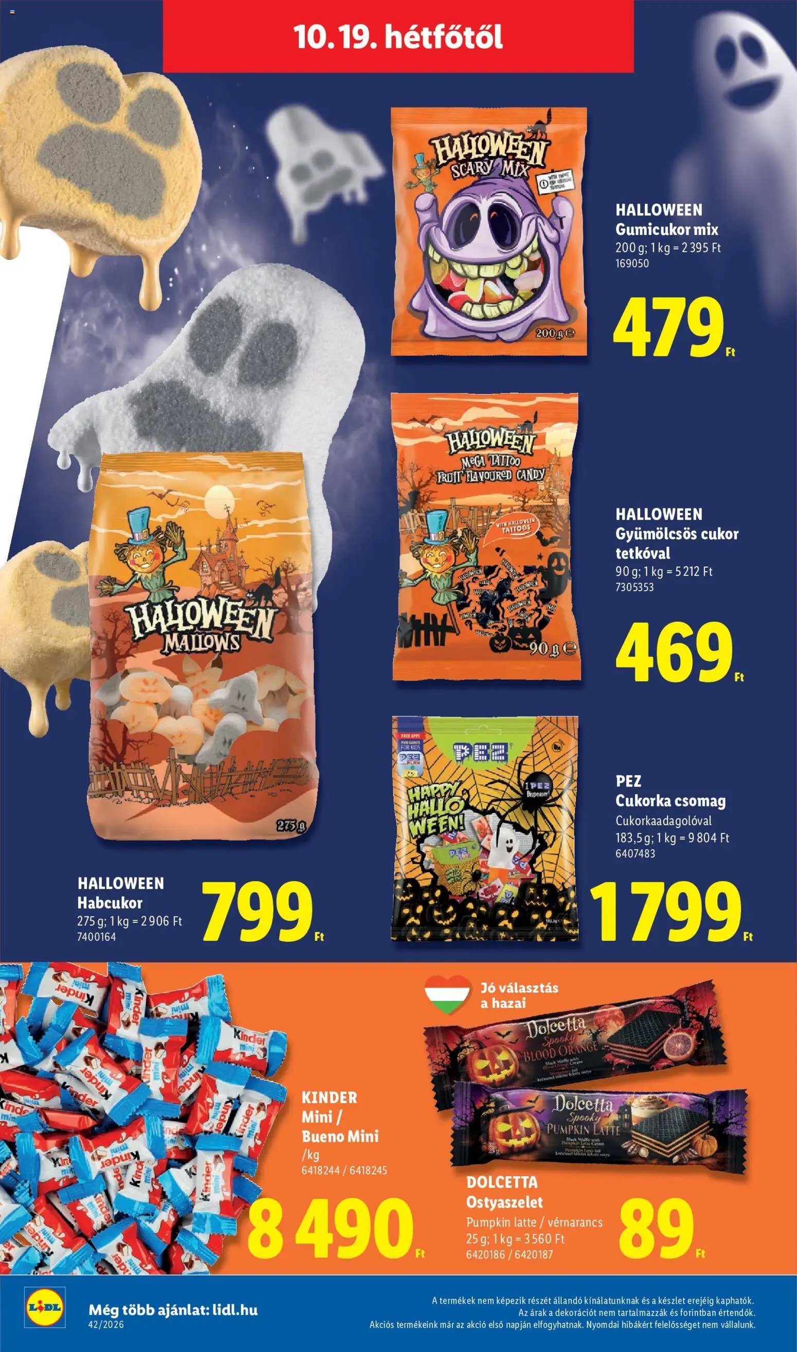 Lidl akciós ujság 2026.10.15. 🎃 HALLOWEEN 🧡