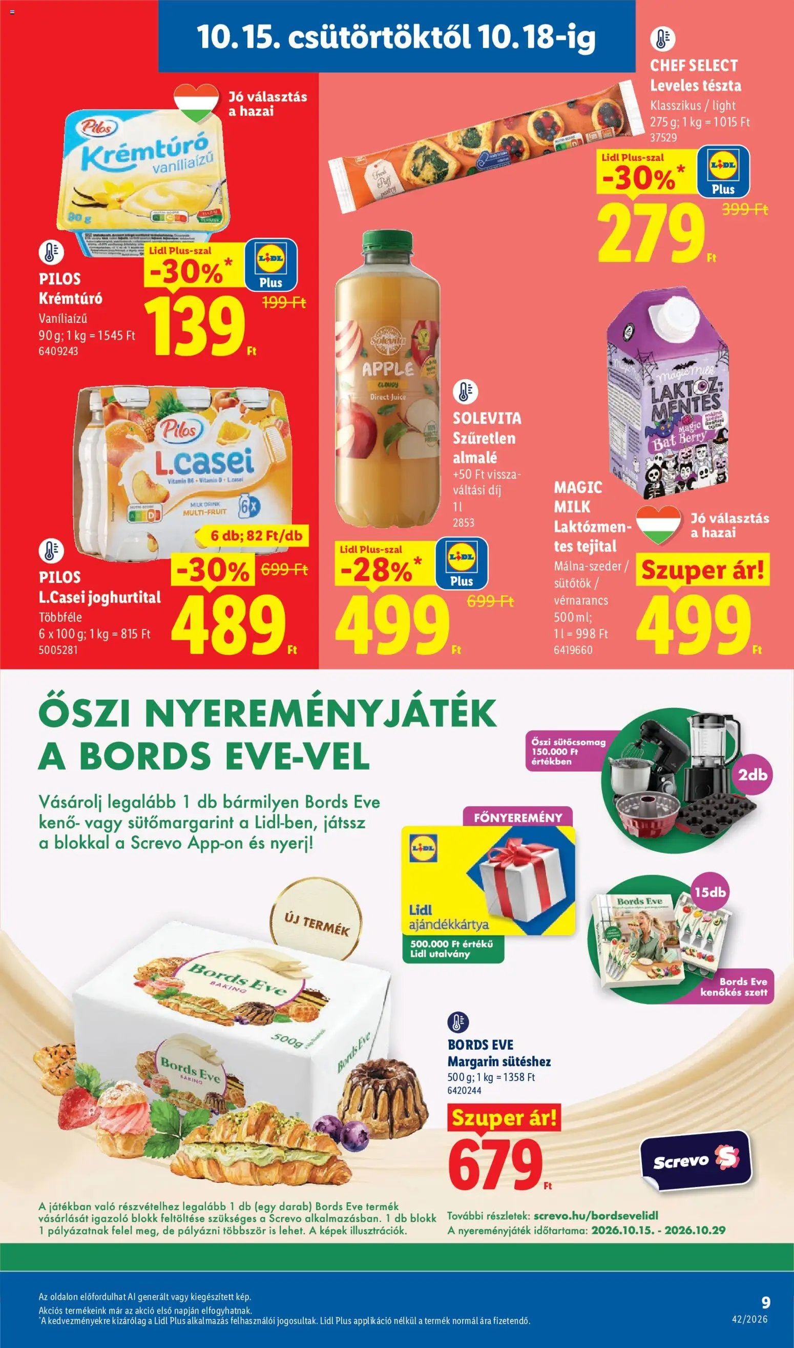 Lidl akciós ujság 2026.10.15. 🎃 HALLOWEEN 🧡