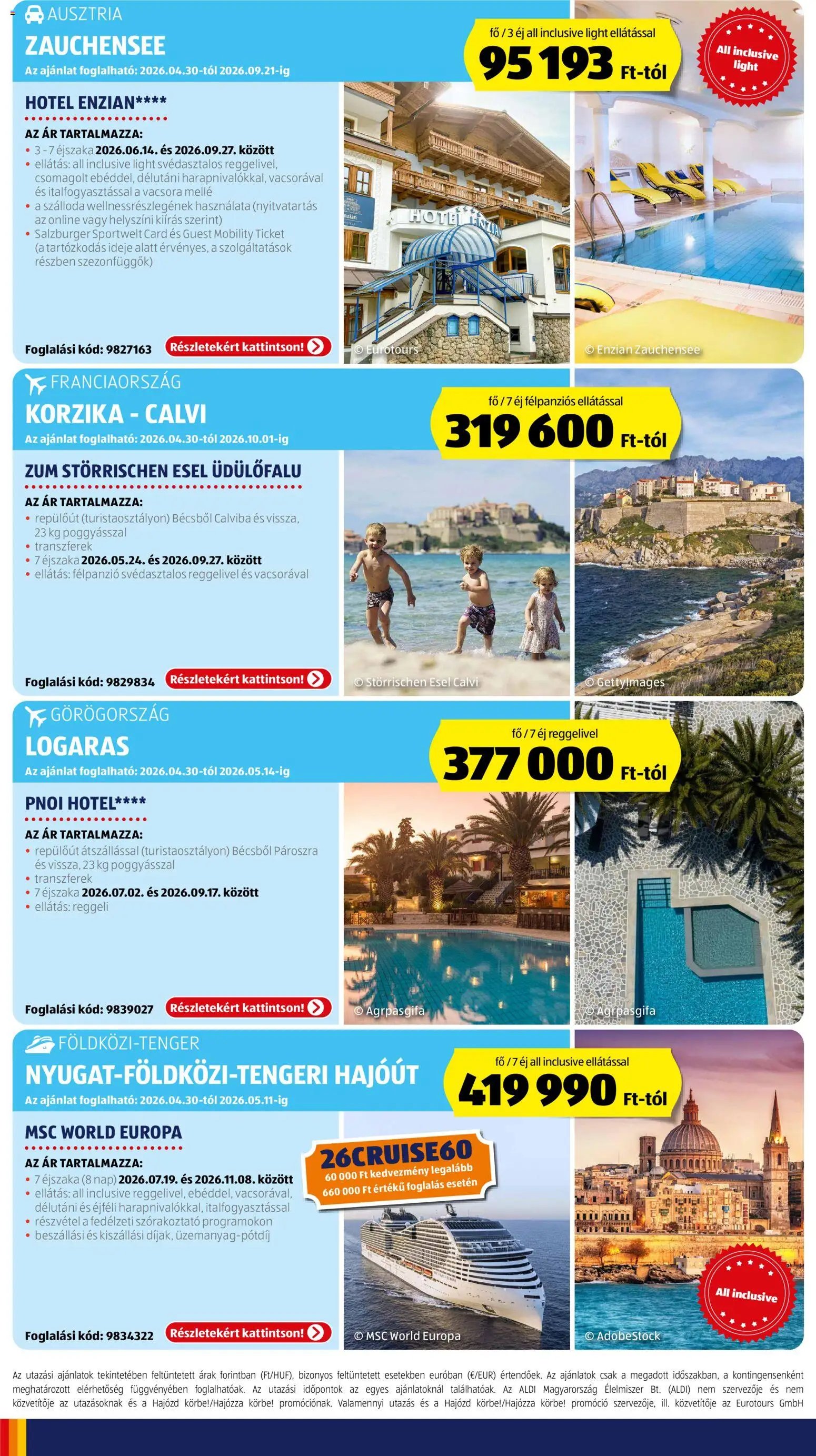 Aldi újság 2026.04.30. Aldi Utazás katalógus (2026-04-30 - 2026-05-06)