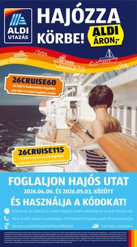 Aldi újság 2026.04.30. Aldi Utazás katalógus (2026-04-30 - 2026-05-06)