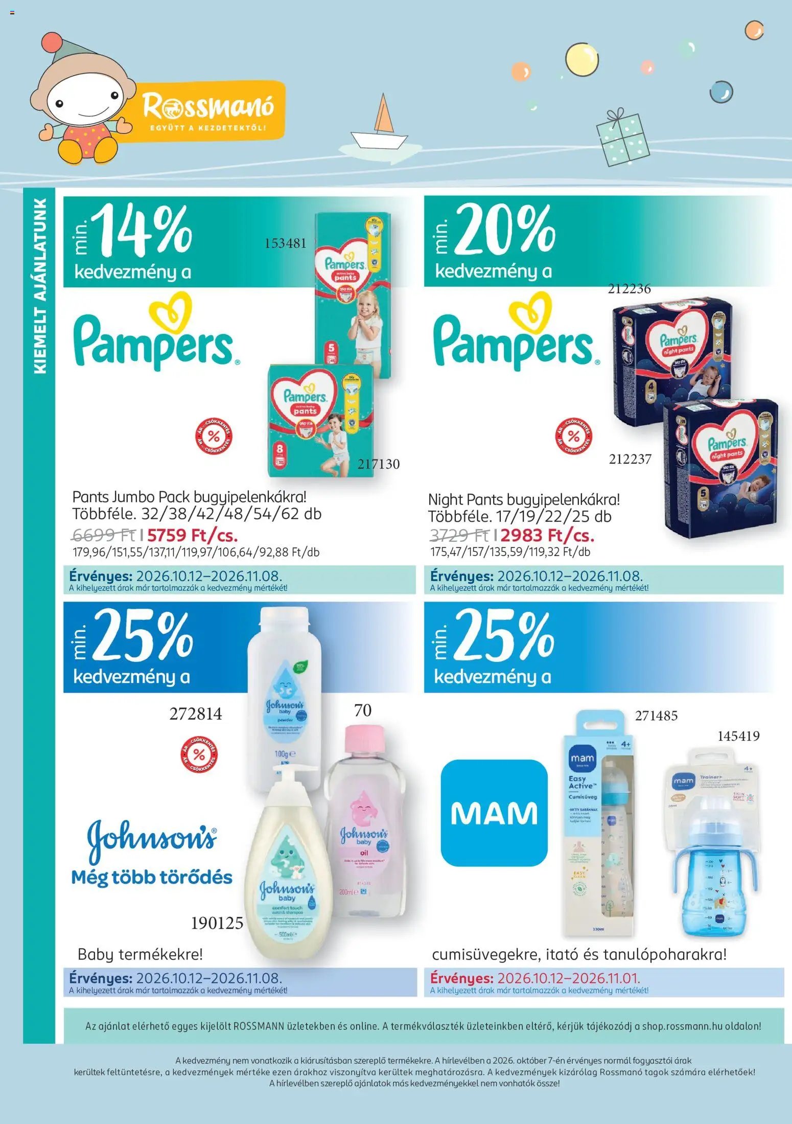 Rossmann Babaprogram 2026.10.12. - lapozható formában szórólap ✳️
