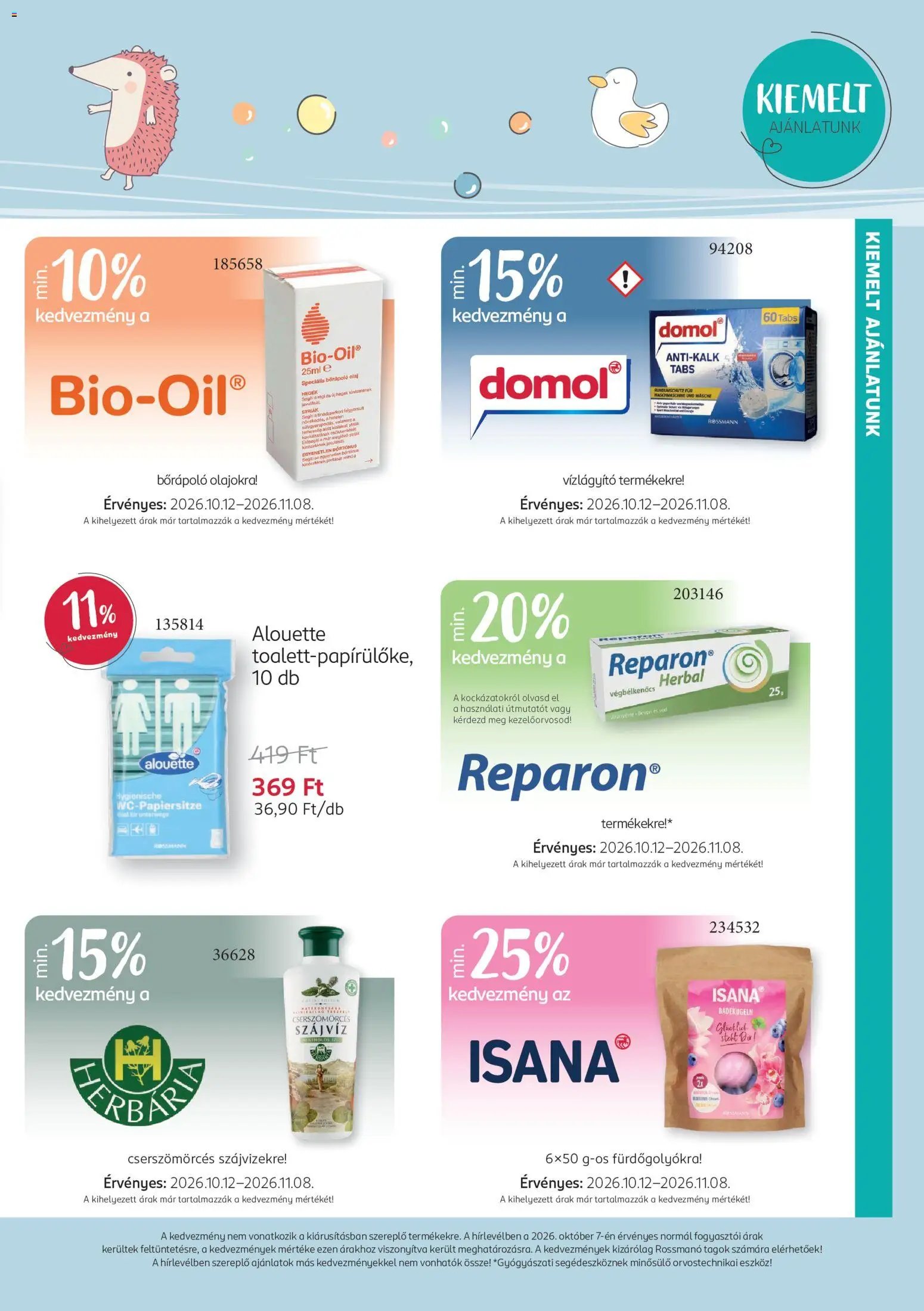Rossmann Babaprogram 2026.10.12. - lapozható formában szórólap ✳️