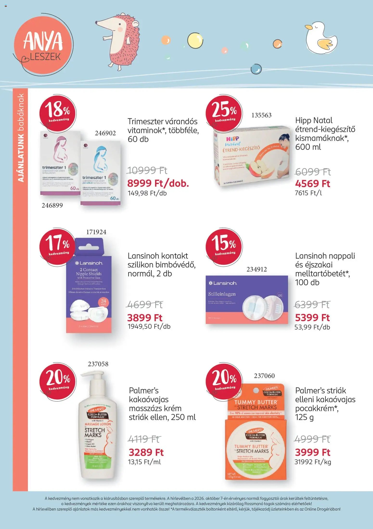 Rossmann Babaprogram 2026.10.12. - lapozható formában szórólap ✳️