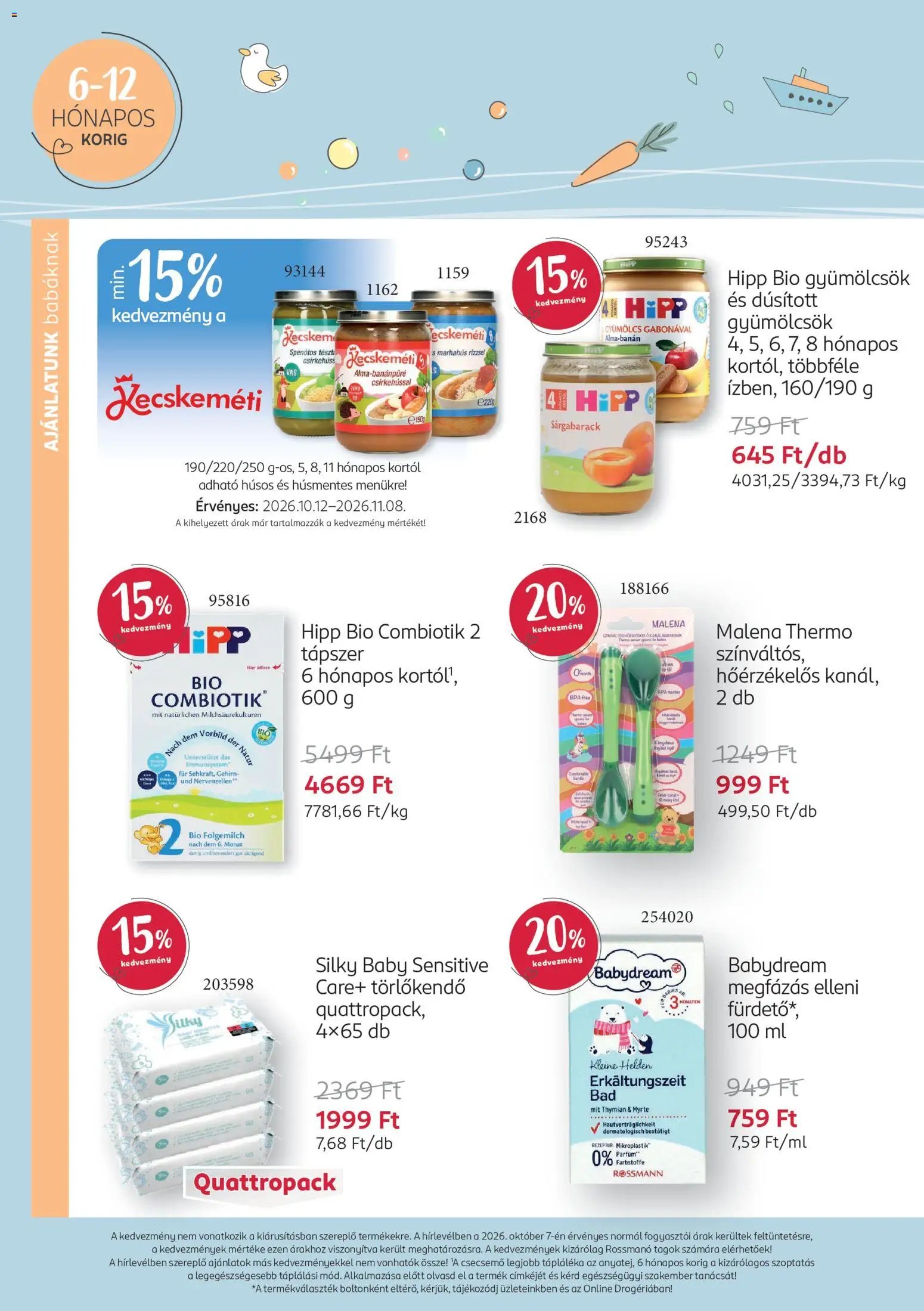 Rossmann Babaprogram 2026.10.12. - lapozható formában szórólap ✳️