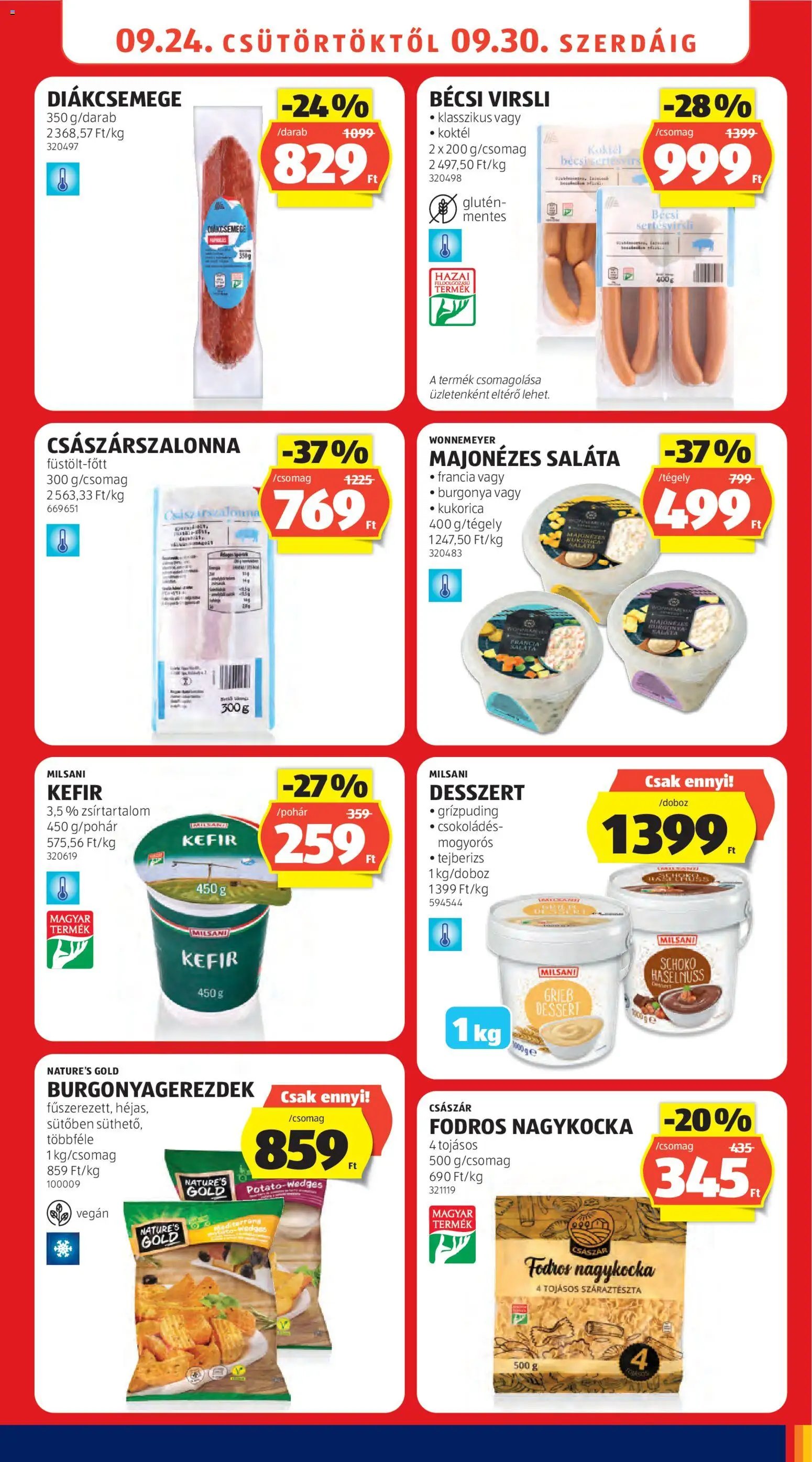 Aldi újság 2026.09.24. Aldi akciós újság