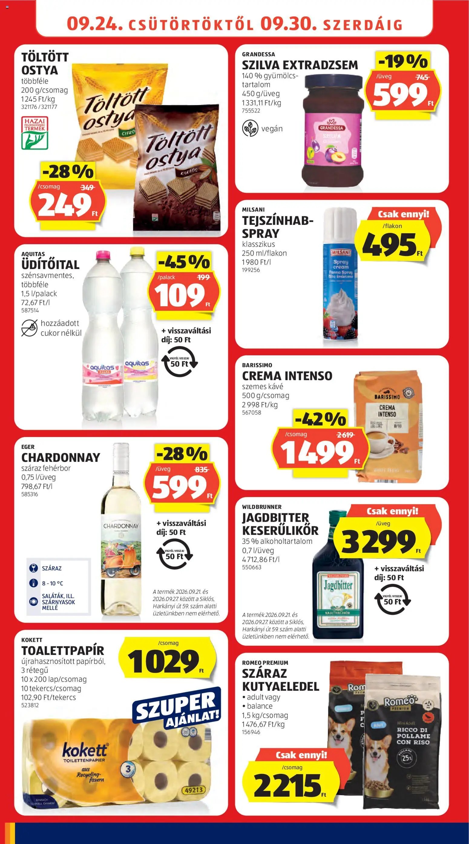 Aldi újság 2026.09.24. Aldi akciós újság