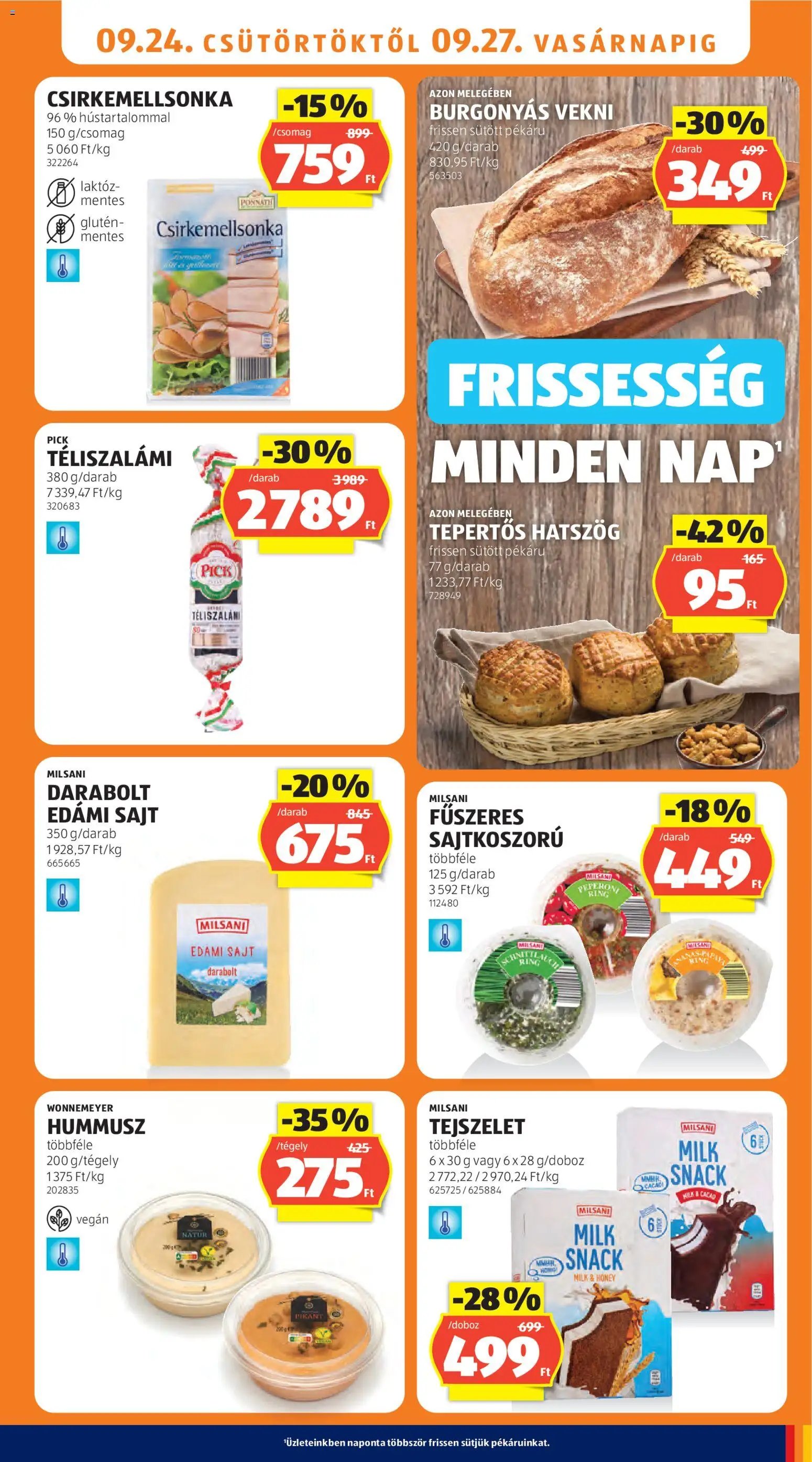 Aldi újság 2026.09.24. Aldi akciós újság
