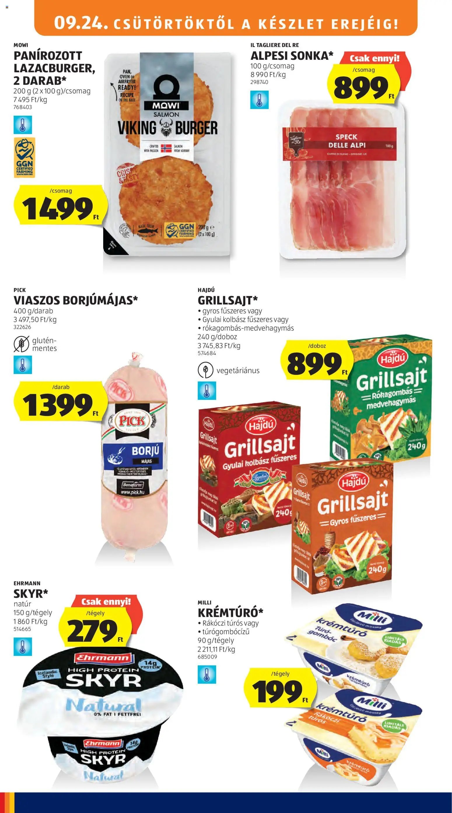 Aldi újság 2026.09.24. Aldi akciós újság
