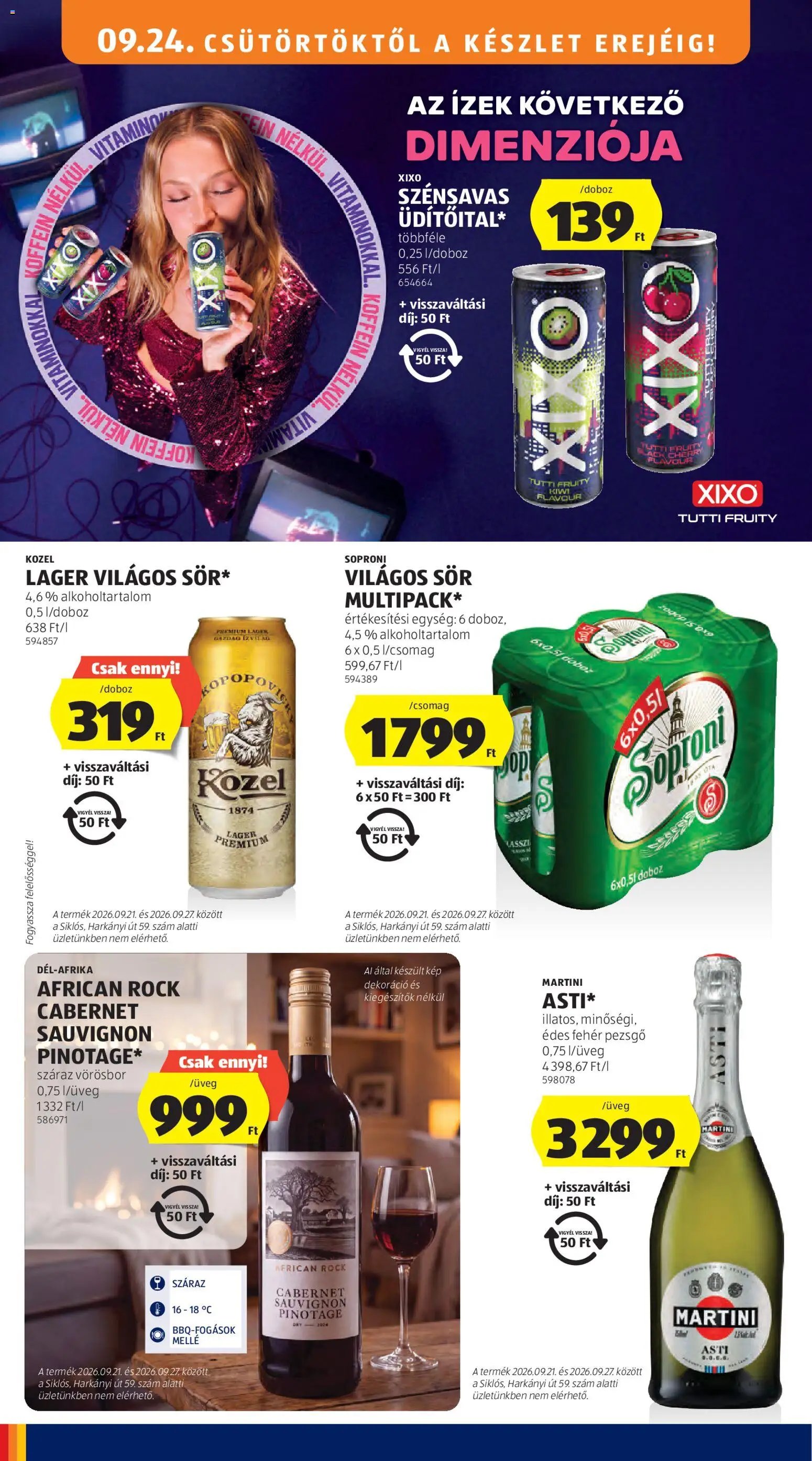 Aldi újság 2026.09.24. Aldi akciós újság