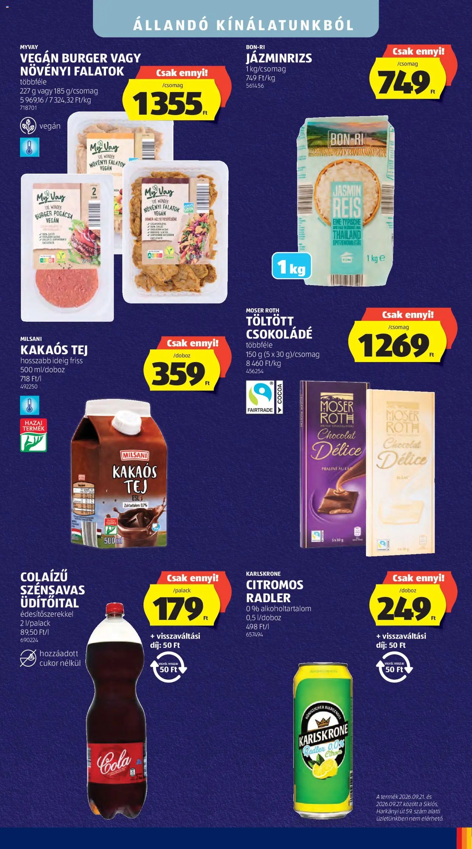 Aldi újság 2026.09.24. Aldi akciós újság