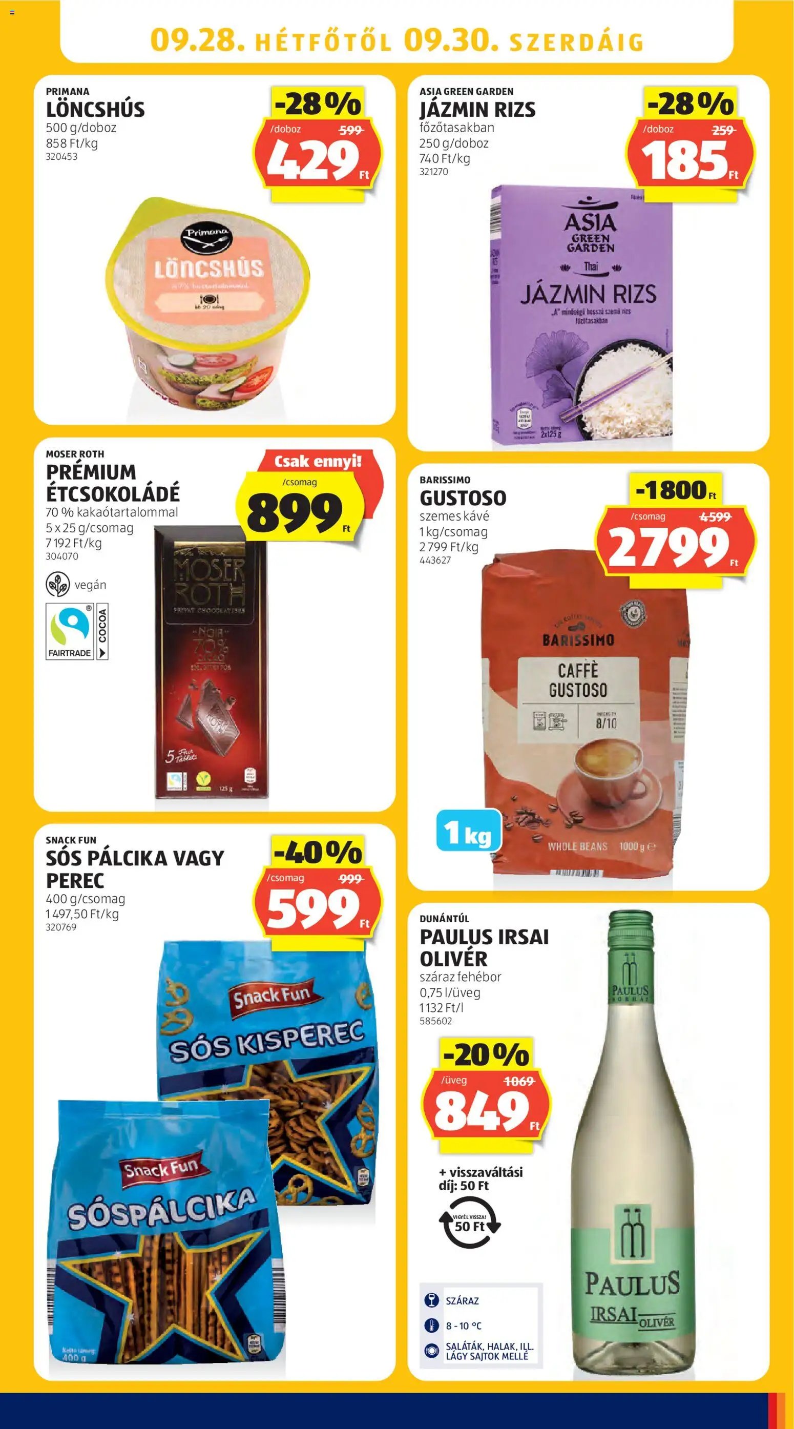 Aldi újság 2026.09.24. Aldi akciós újság