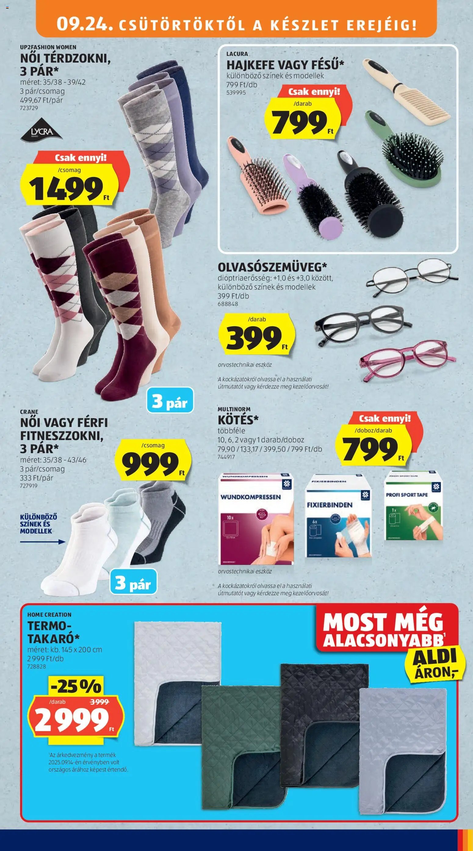 Aldi újság 2026.09.24. Aldi akciós újság