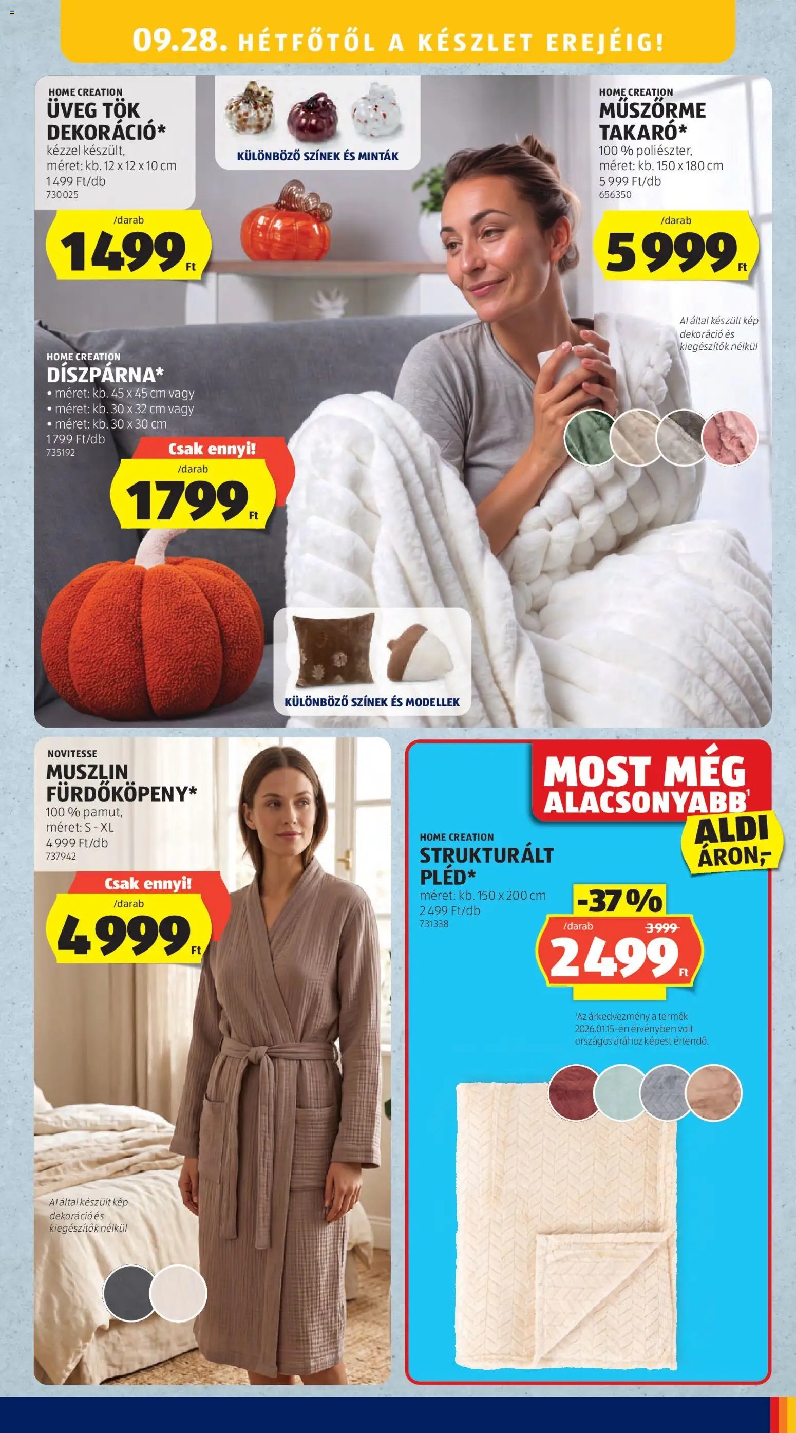 Aldi újság 2026.09.24. Aldi akciós újság
