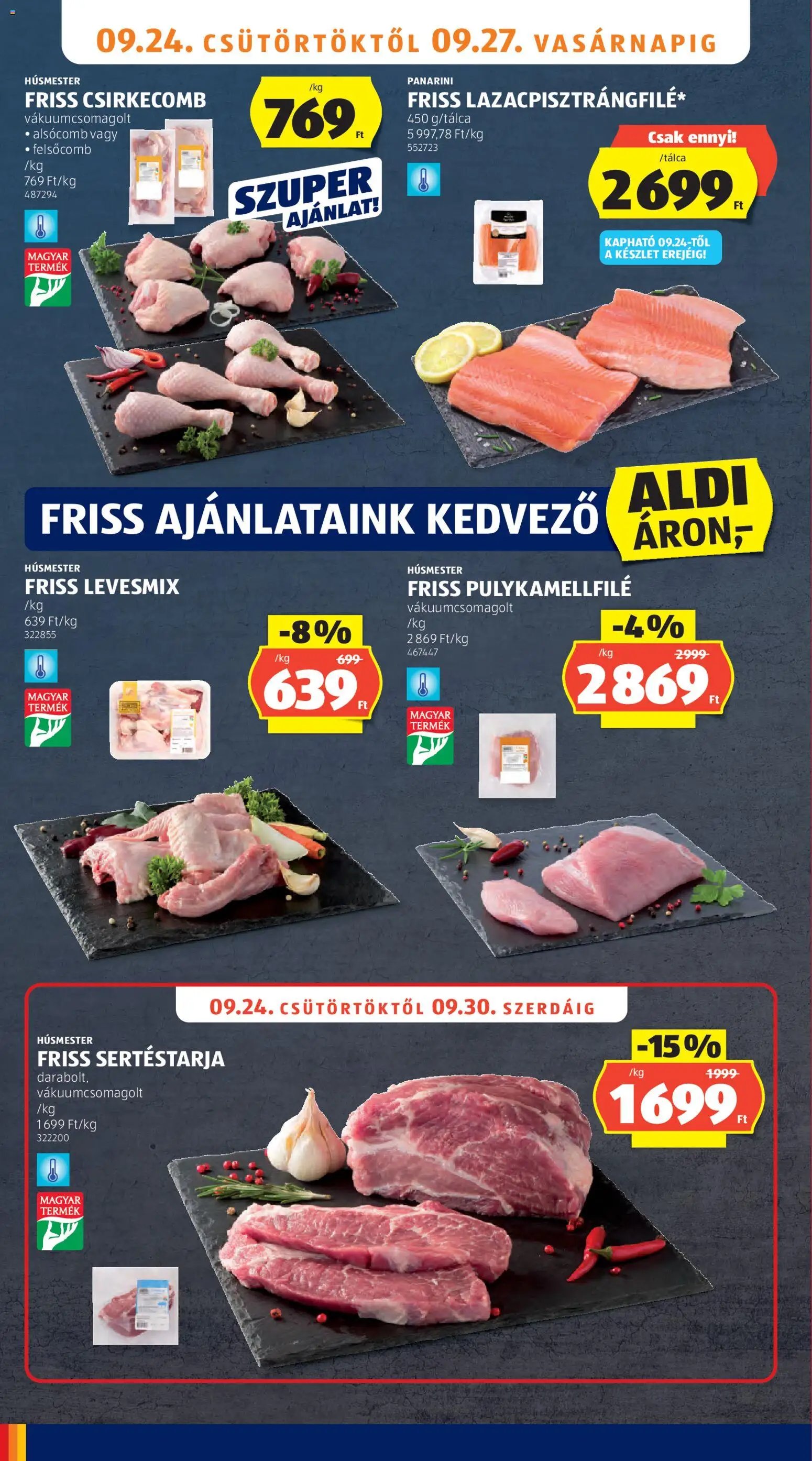 Aldi újság 2026.09.24. Aldi akciós újság