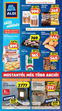 Aldi újság 2026.09.24. Aldi akciós újság