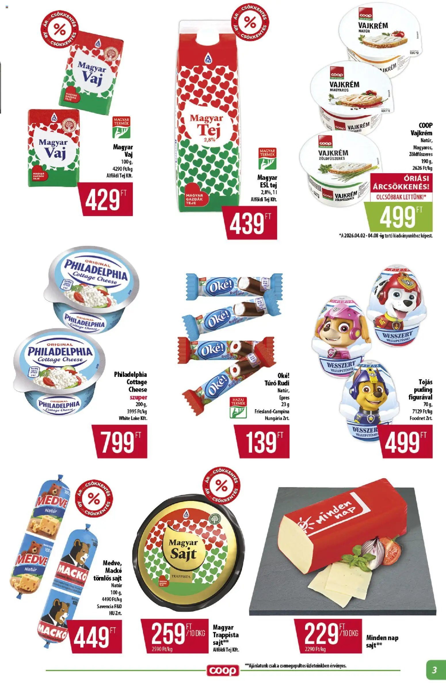 COOP újság 2026.04.16. COOP - Abc & szuper / Alföld Pro-Coop Zrt. (2026-04-16 - 2026-04-22)