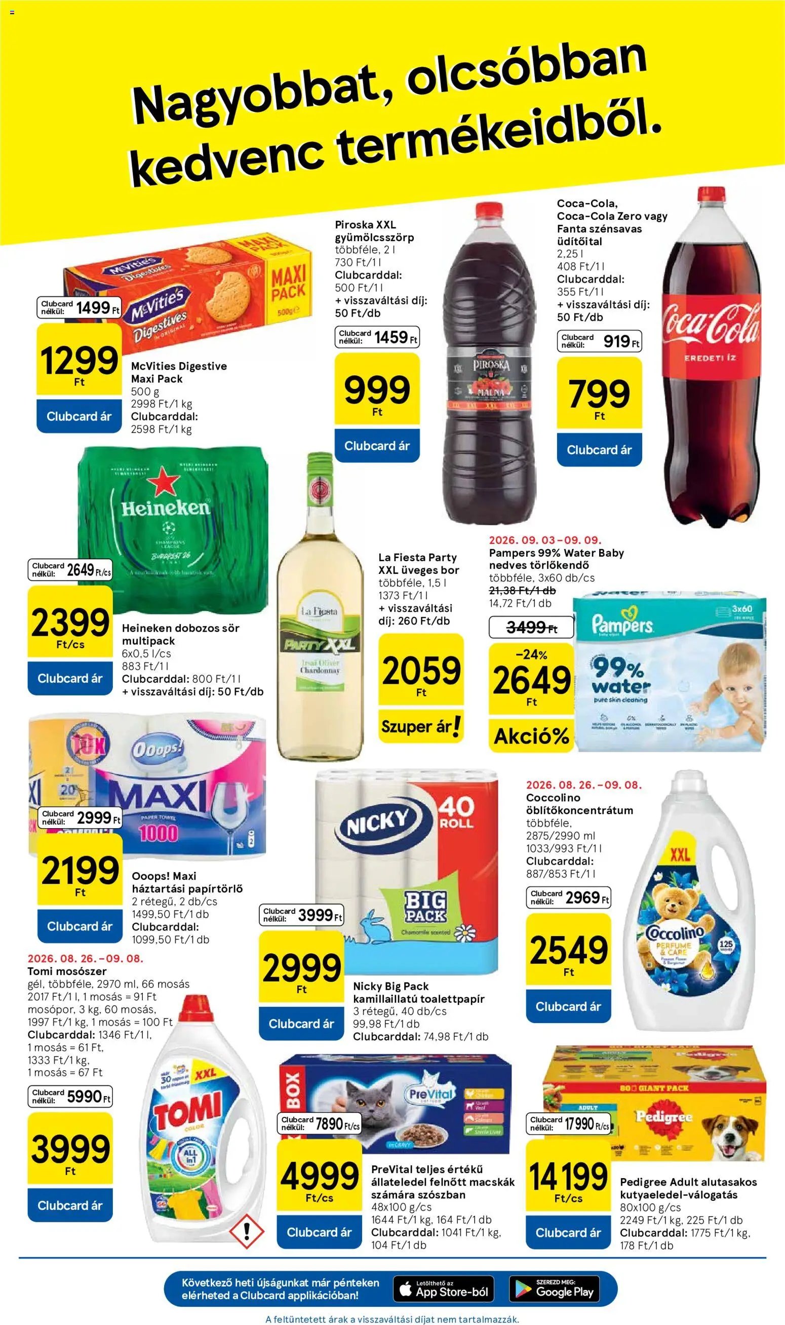 Tesco újság 2026.09.03. Tesco aktuális akciós újság