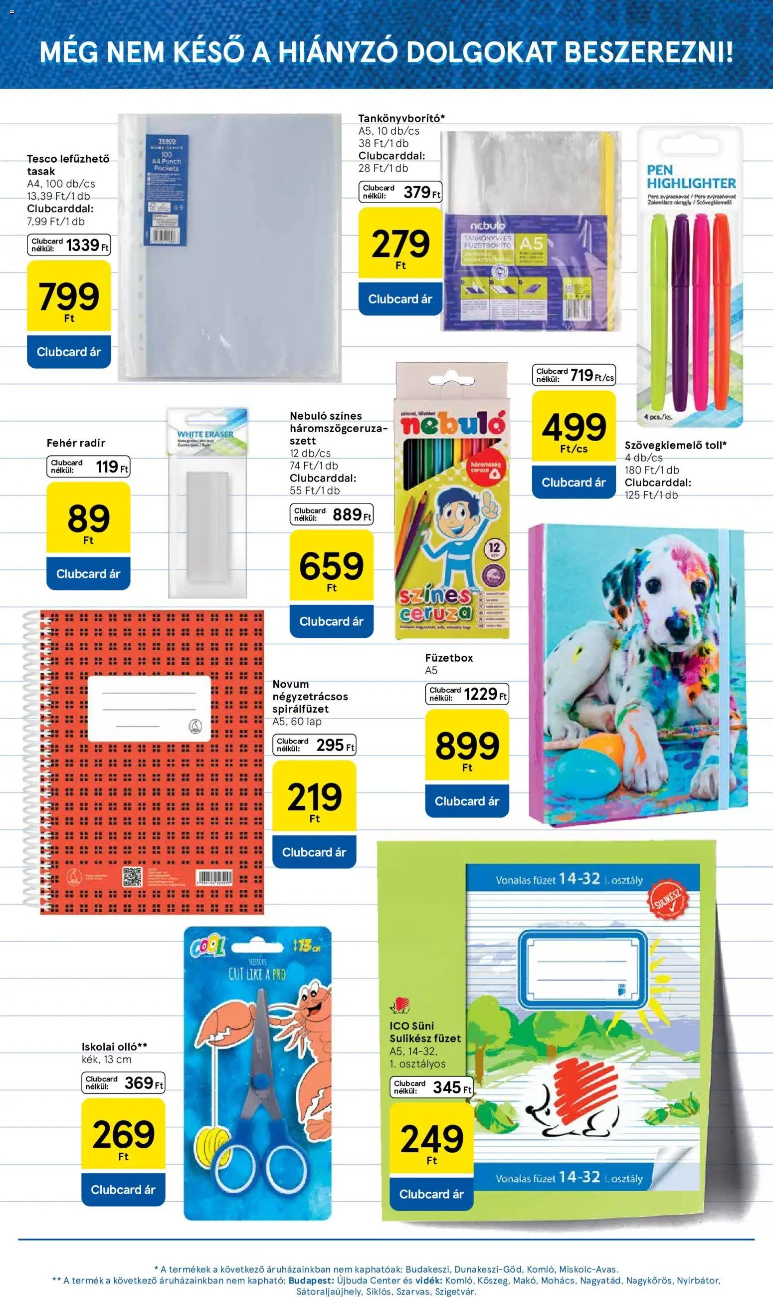 Tesco újság 2026.09.03. Tesco aktuális akciós újság