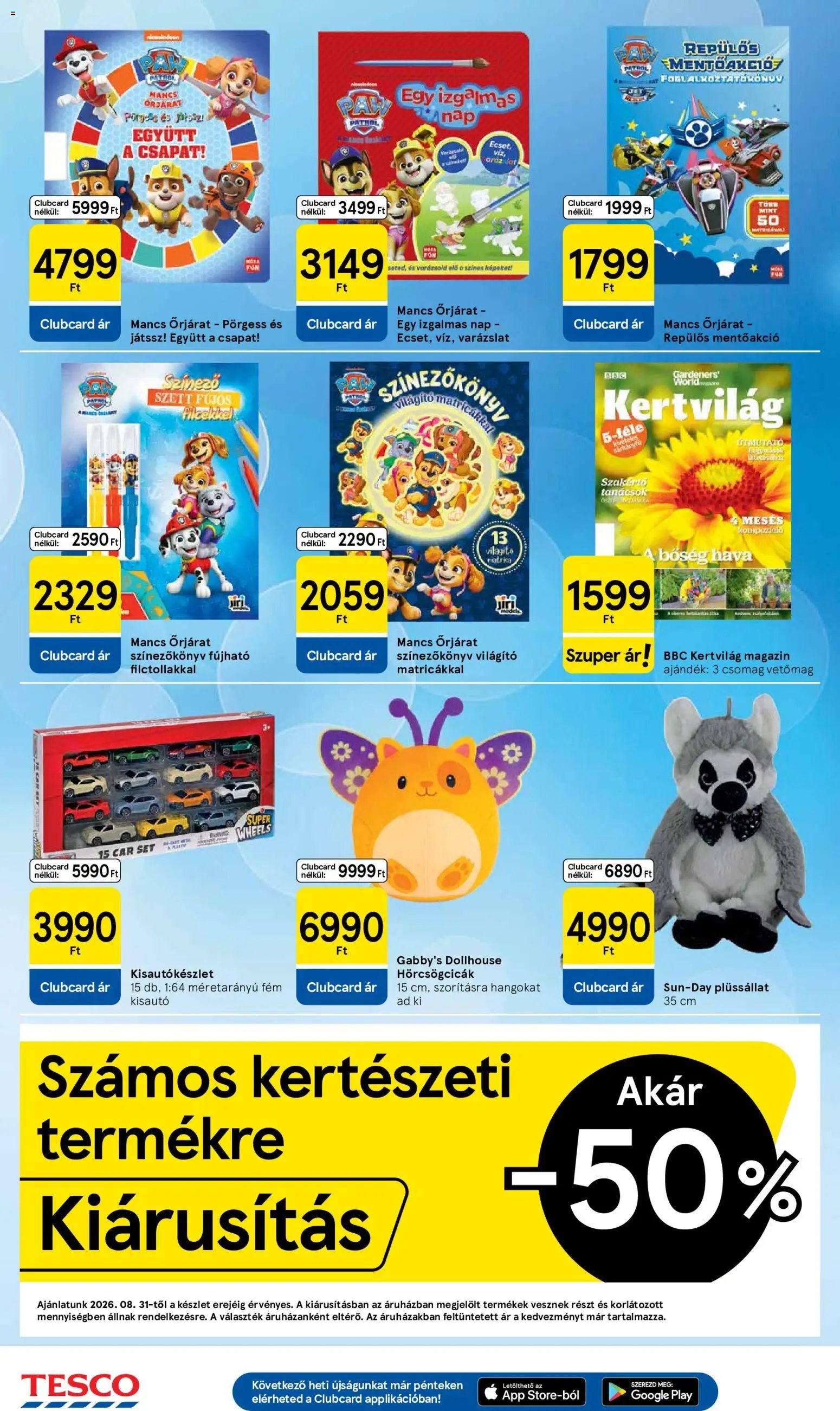 Tesco újság 2026.09.03. Tesco aktuális akciós újság