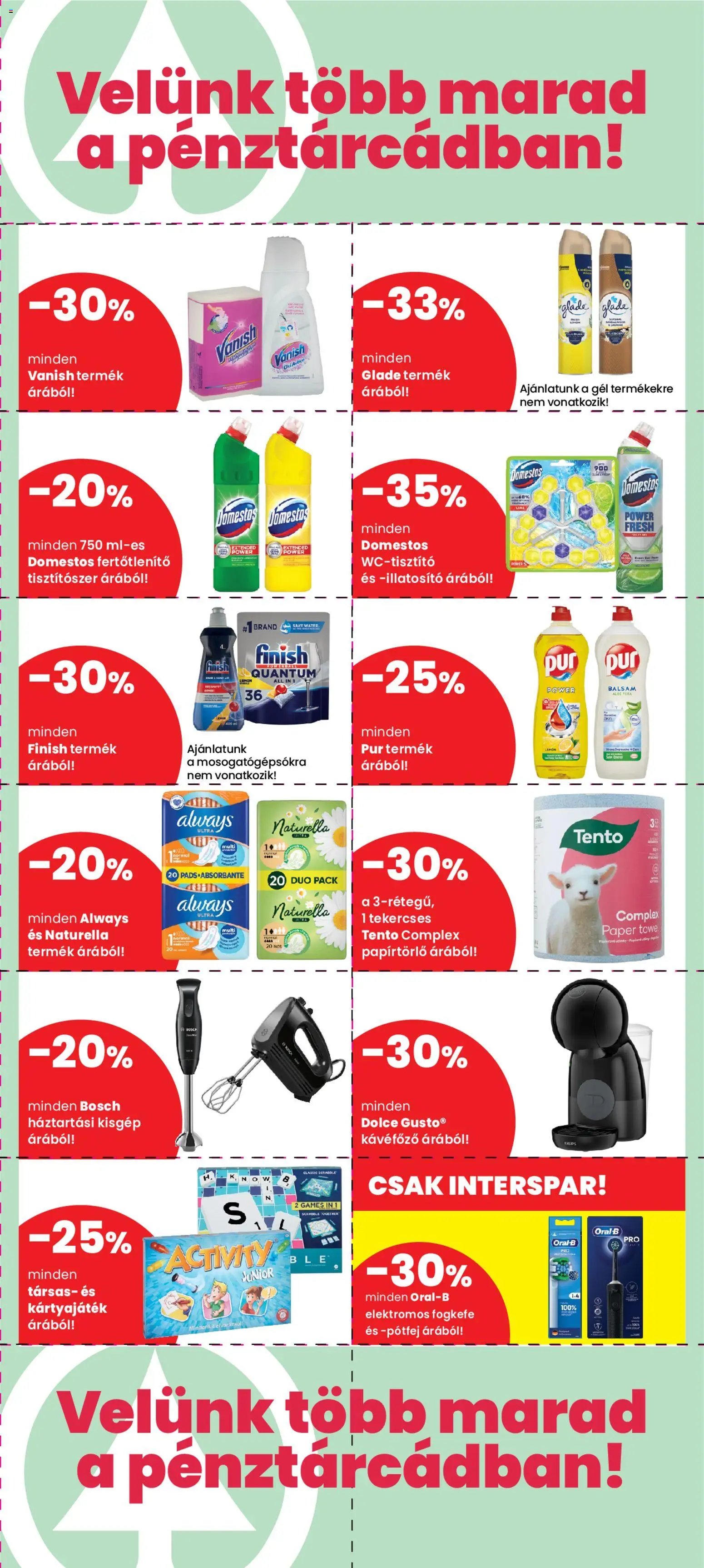 Interspar újság 2025.12.01. Kupon Kánaán kuponfüzet (2025-12-01 - 2025-12-10)