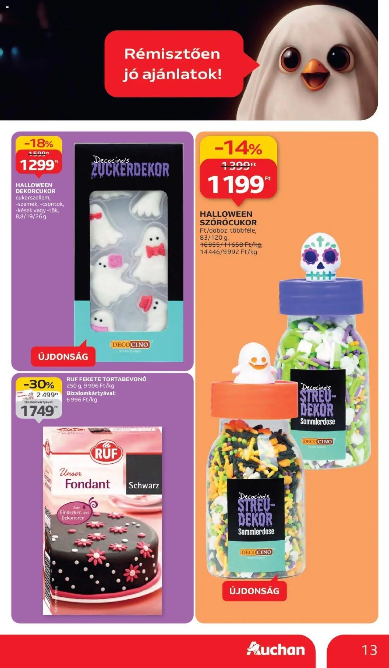 Auchan újság 2025.10.02. Akciós újság Auchan (2025-10-02 - 2025-10-08)
