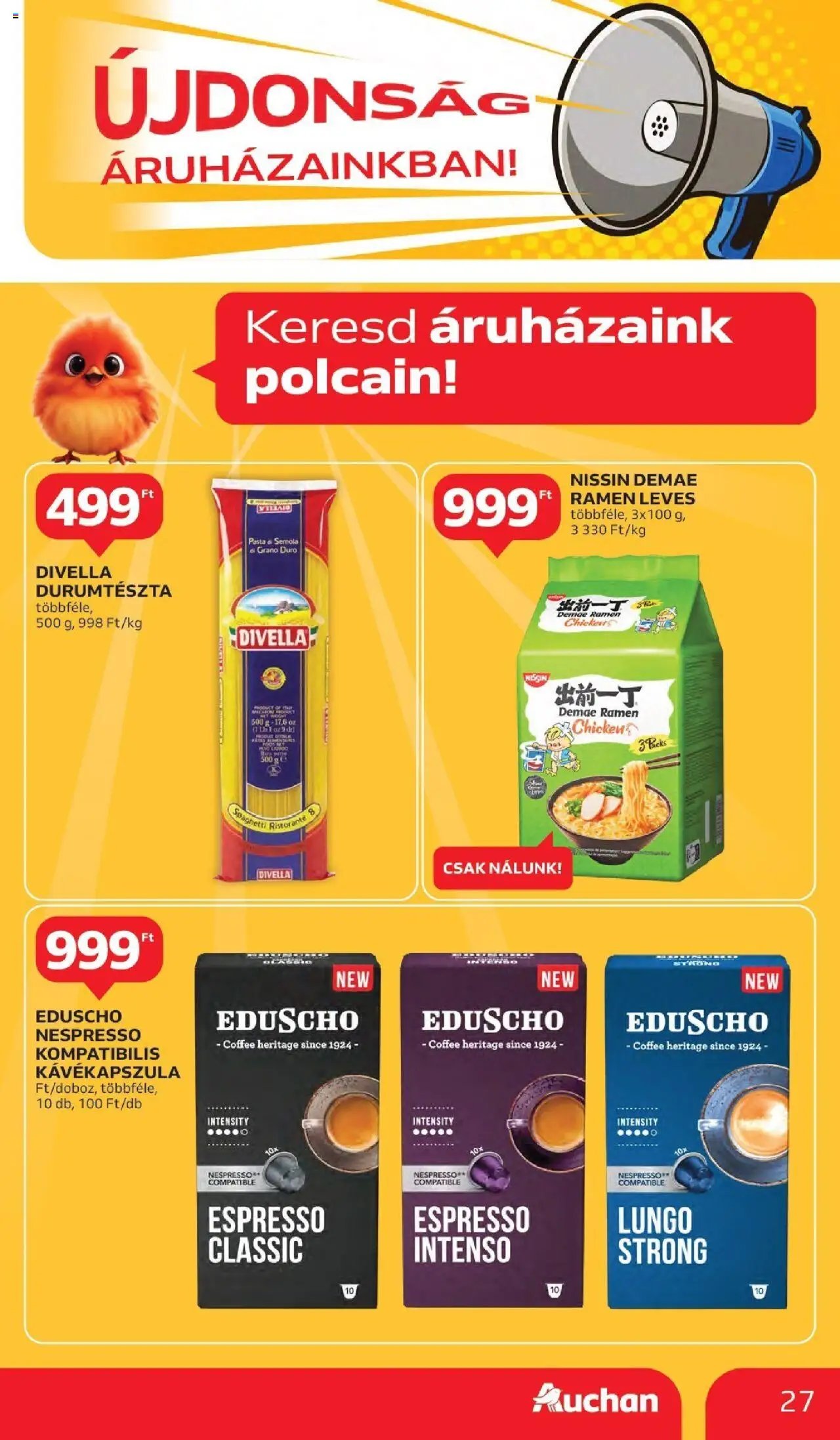 Auchan újság 2025.10.02. Akciós újság Auchan (2025-10-02 - 2025-10-08)