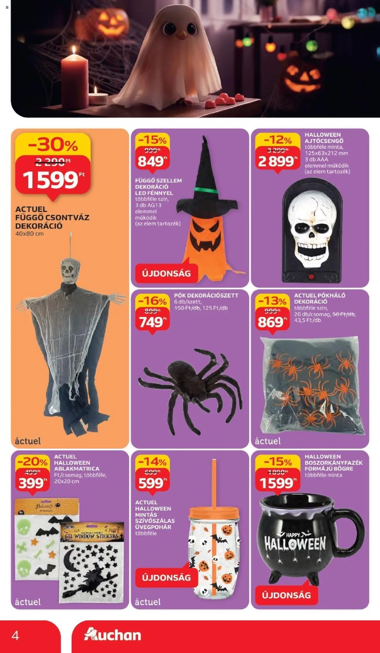 Auchan újság 2025.10.02. Akciós újság Auchan (2025-10-02 - 2025-10-08)