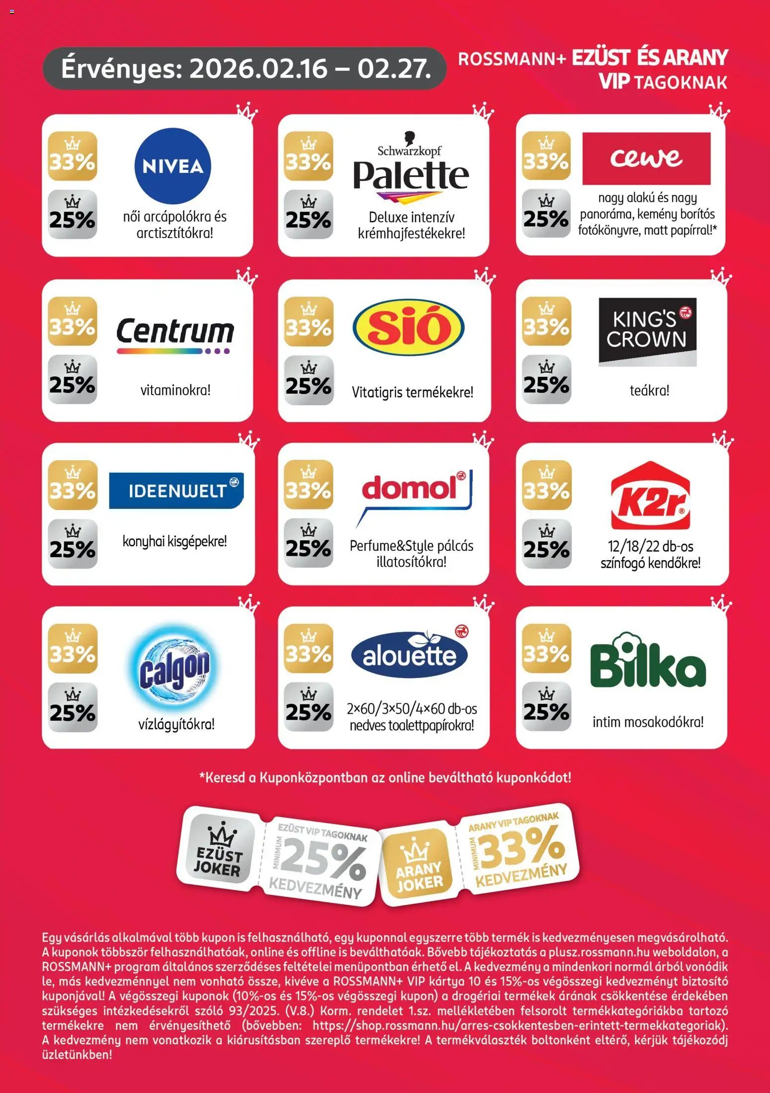 Rossmann újság 2026.02.16. Szórólap (2026-02-16 - 2026-02-27)