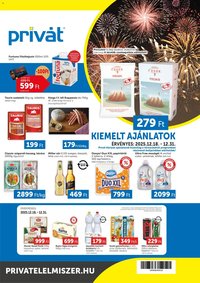 PRIVÁT újság 2025.12.18. Akciós újság PRIVÁT (2025-12-18 - 2025-12-31)