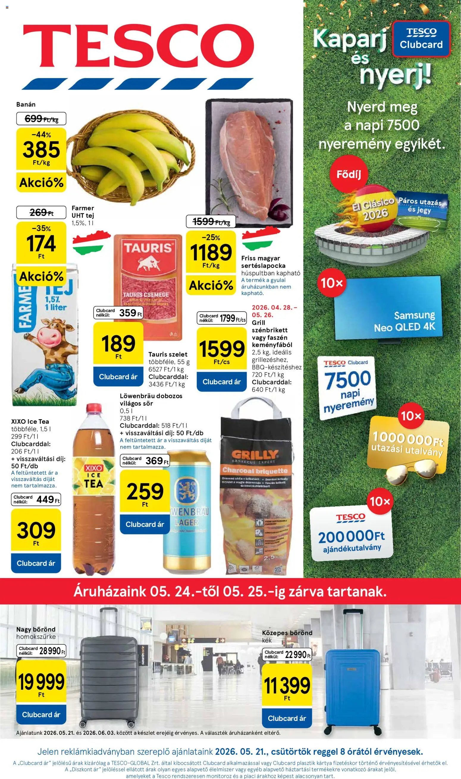 Tesco újság 2026.05.21. Tesco aktuális akciós újság (2026-05-21 - 2026-05-27)