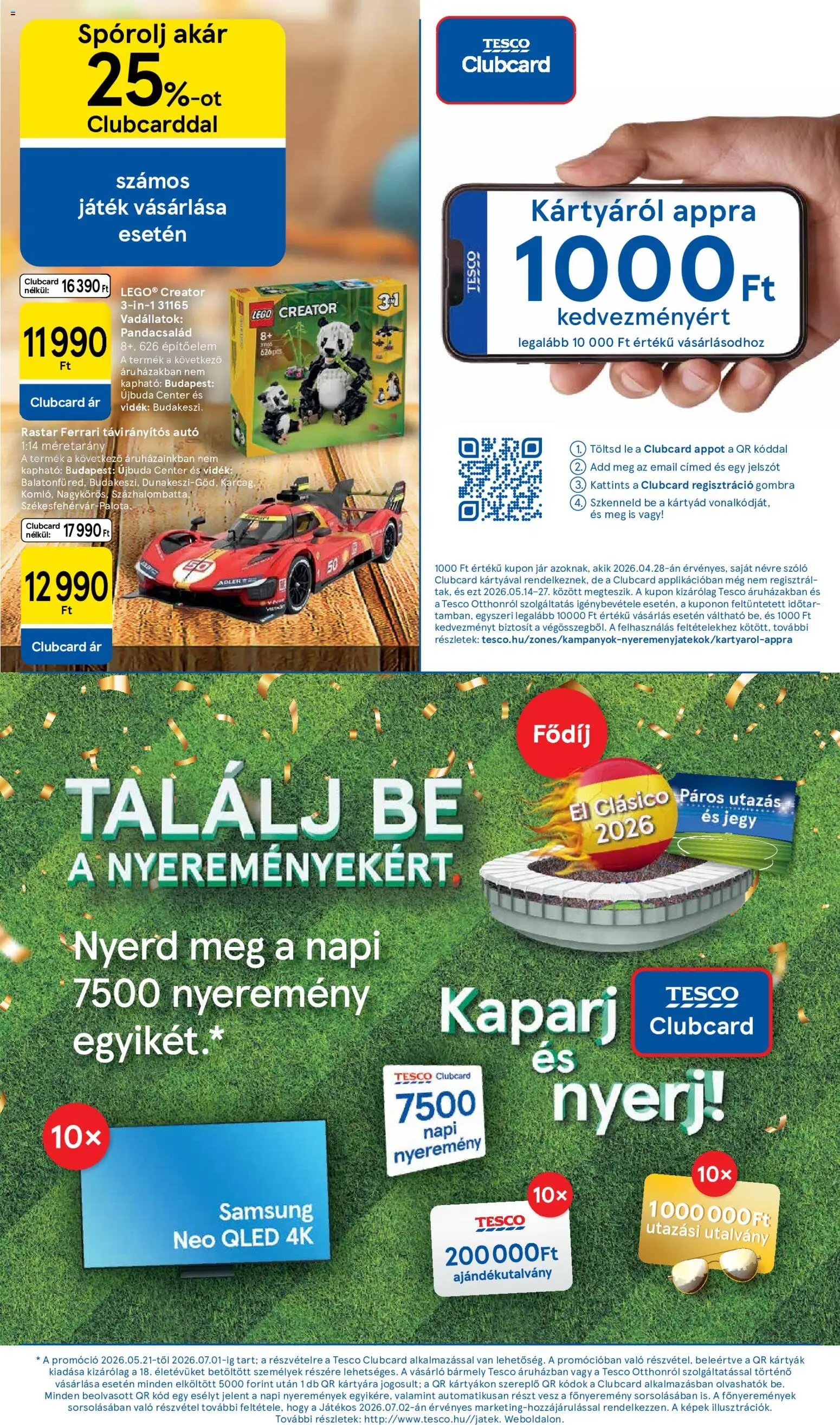 Tesco újság 2026.05.21. Tesco aktuális akciós újság (2026-05-21 - 2026-05-27)