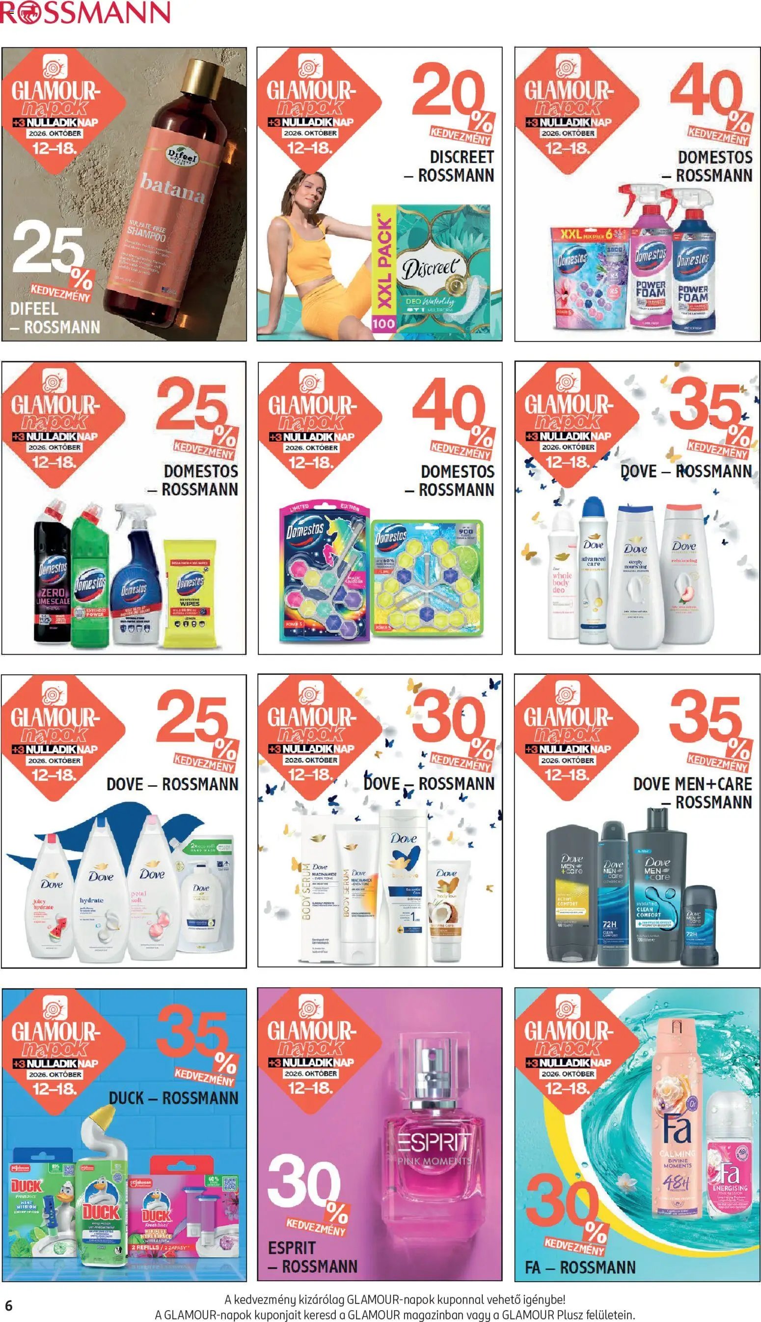 Rossmann újság 2026.10.12. Rossmann akciós újság
