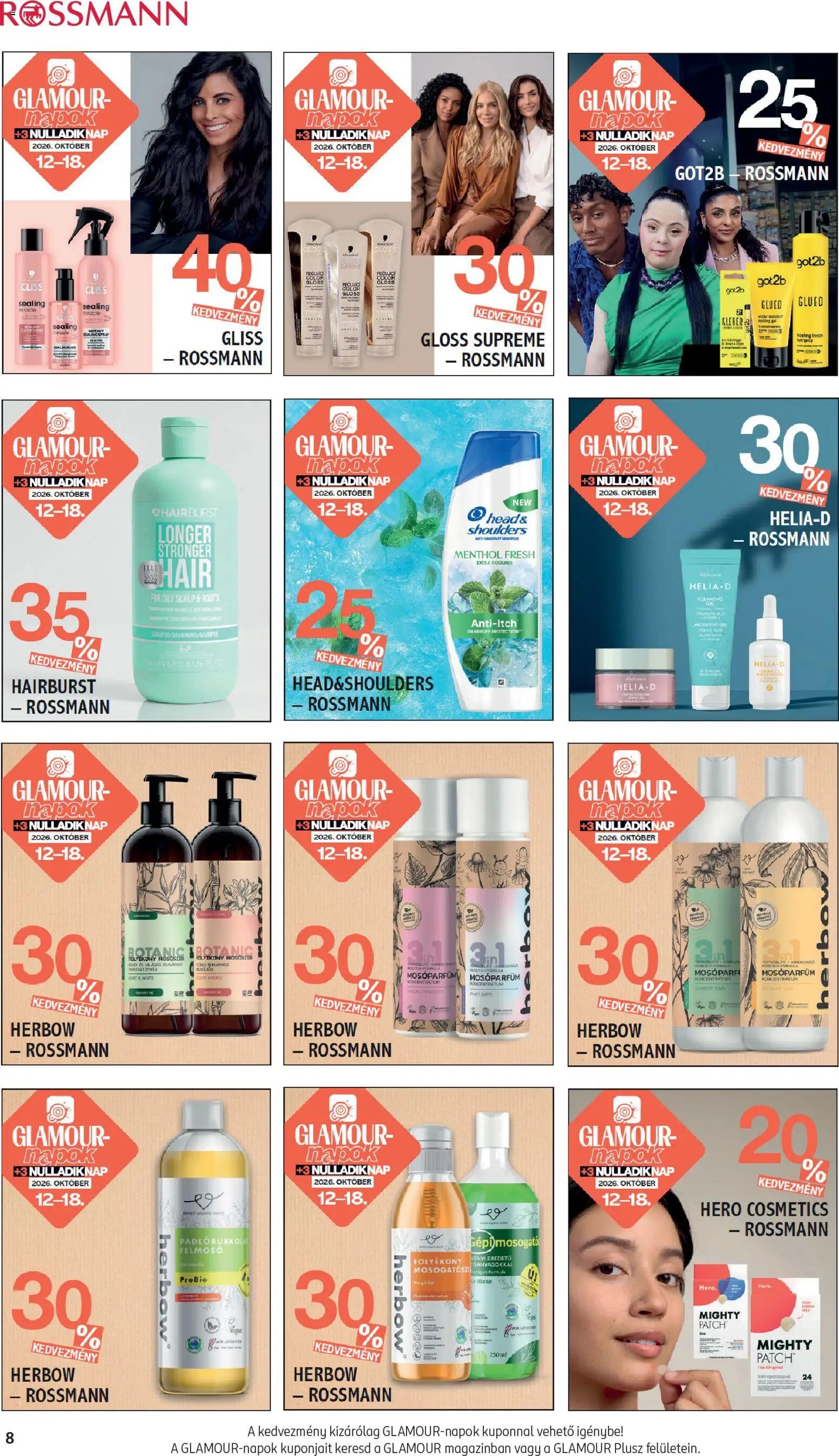 Rossmann újság 2026.10.12. Rossmann akciós újság