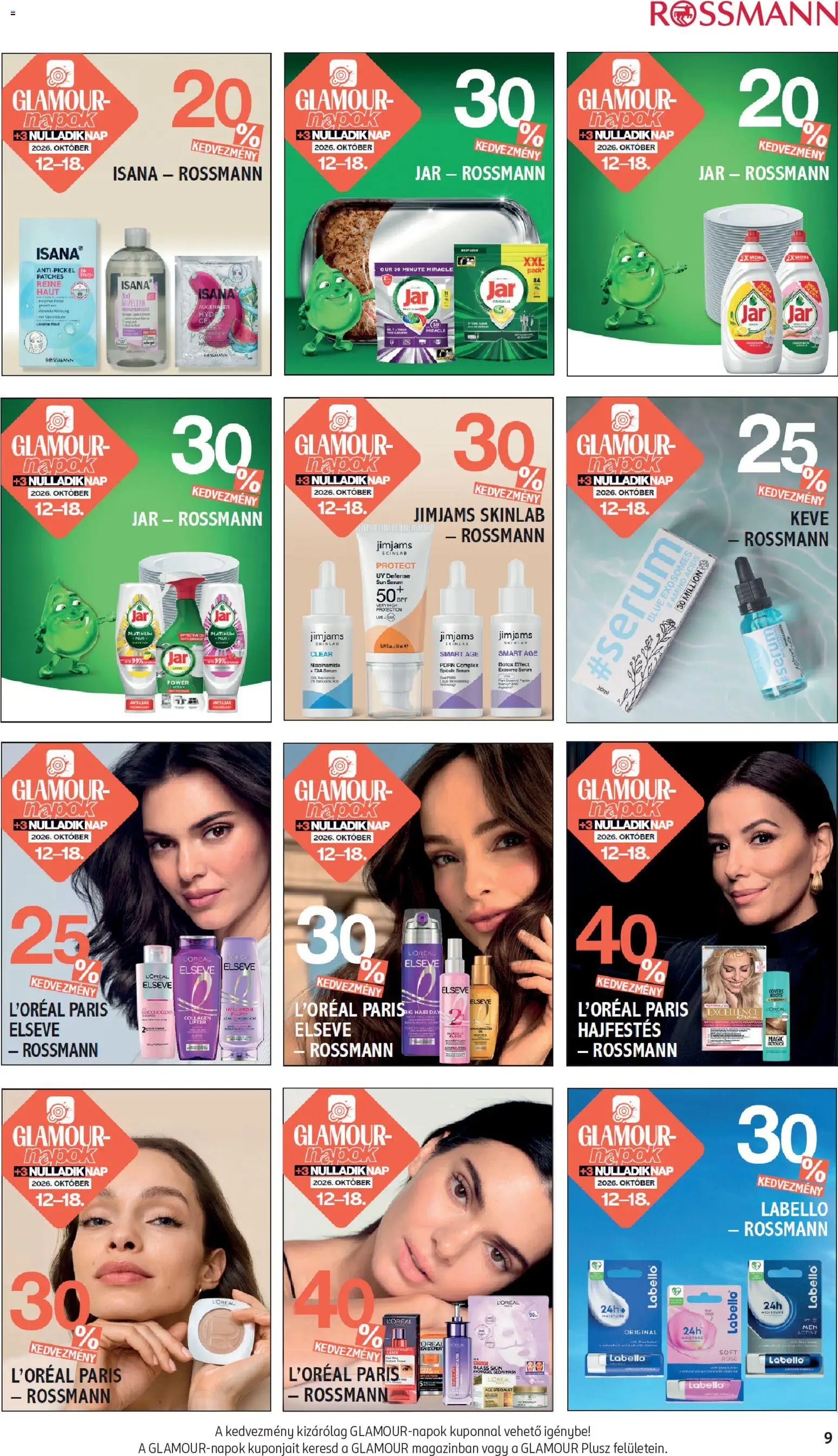 Rossmann újság 2026.10.12. Rossmann akciós újság