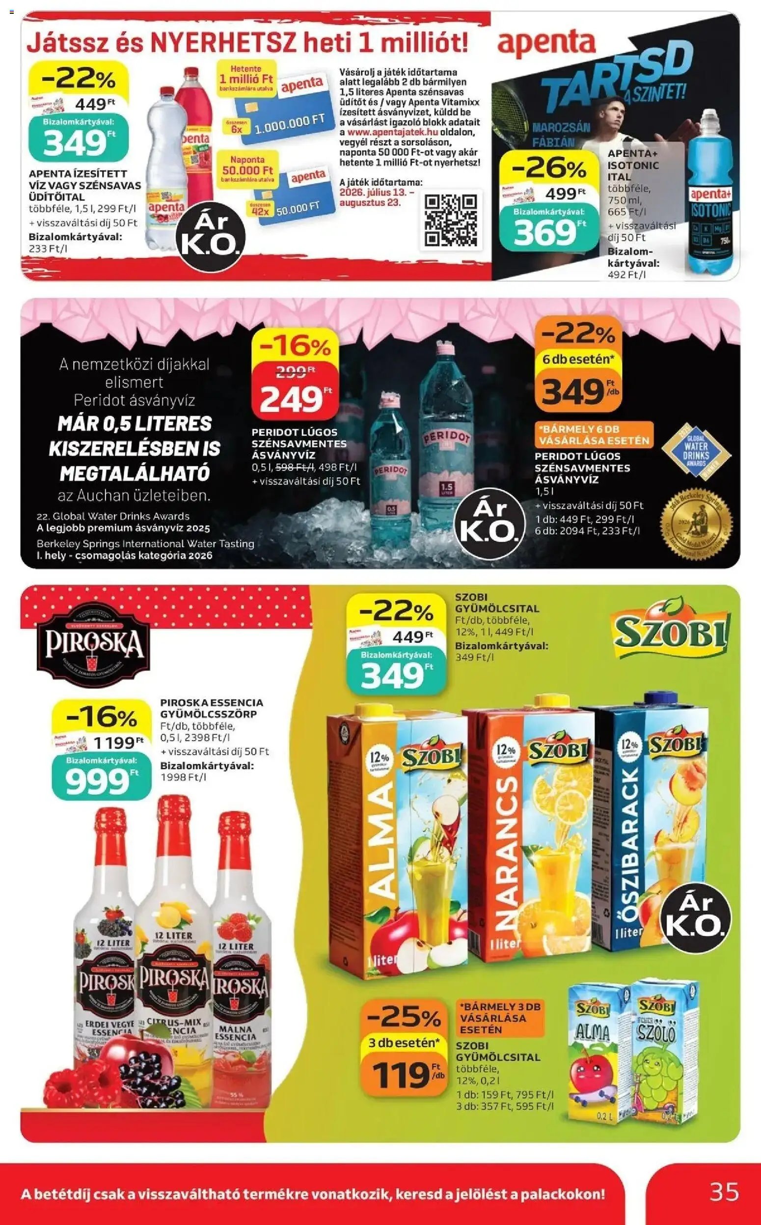 Auchan újság 2026.07.16. Auchan akciós újság Szolnok