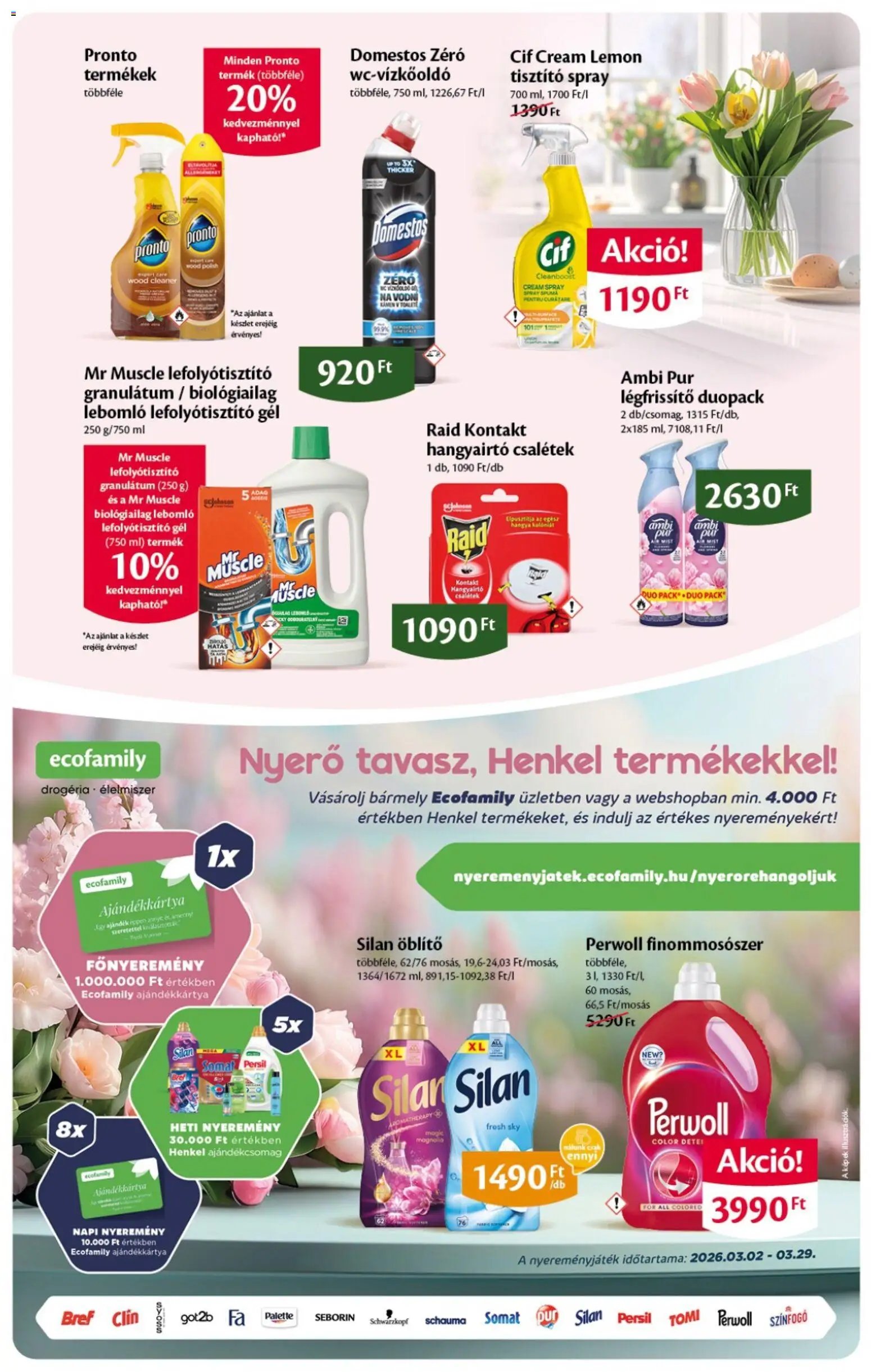 EcoFamily újság 2026.03.26. EcoFamily akciós újság (2026-03-26 - 2026-04-04)