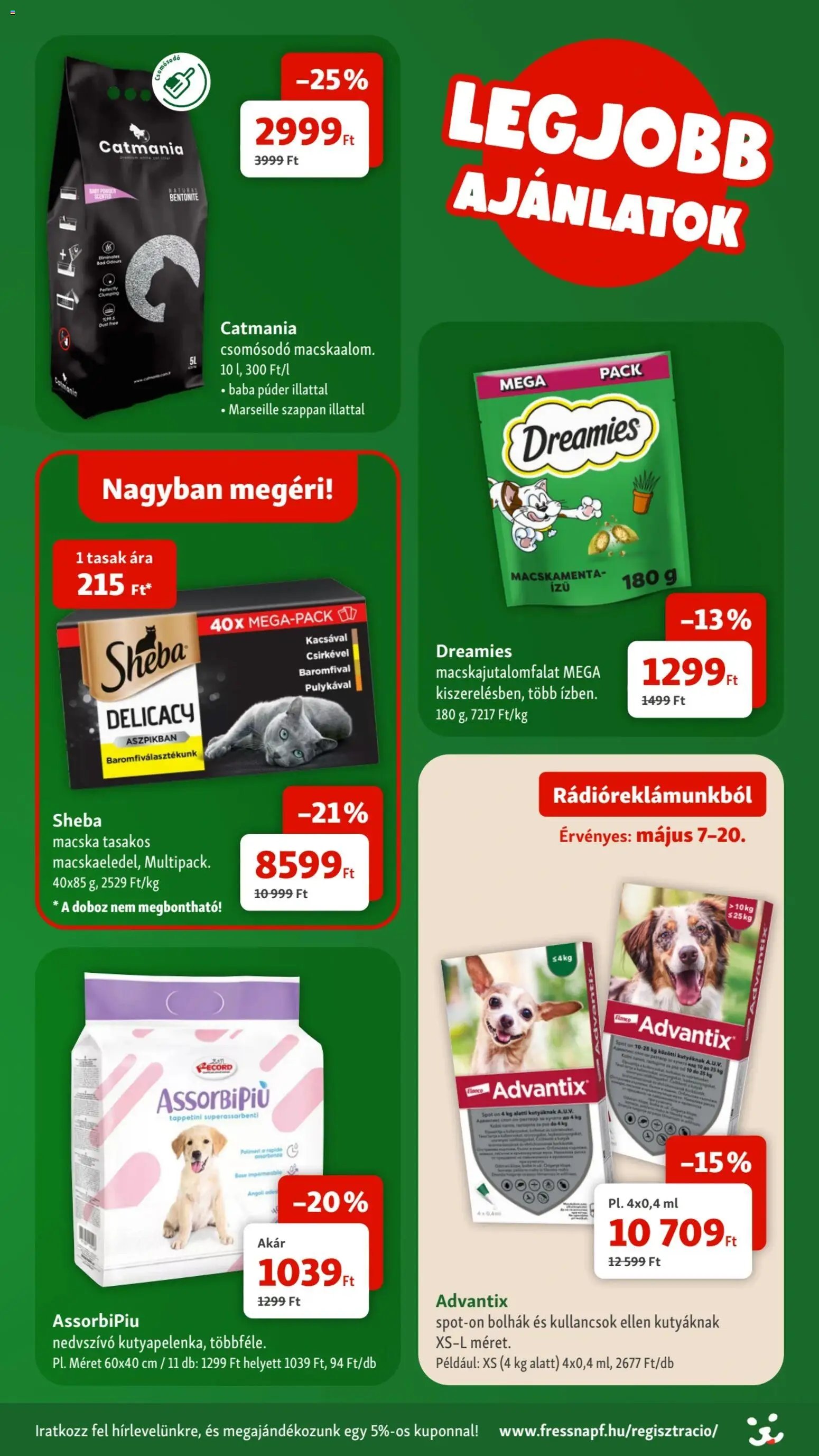 Fressnapf újság 2026.05.07. Fressnapf akciós újság (2026-05-07 - 2026-05-13)