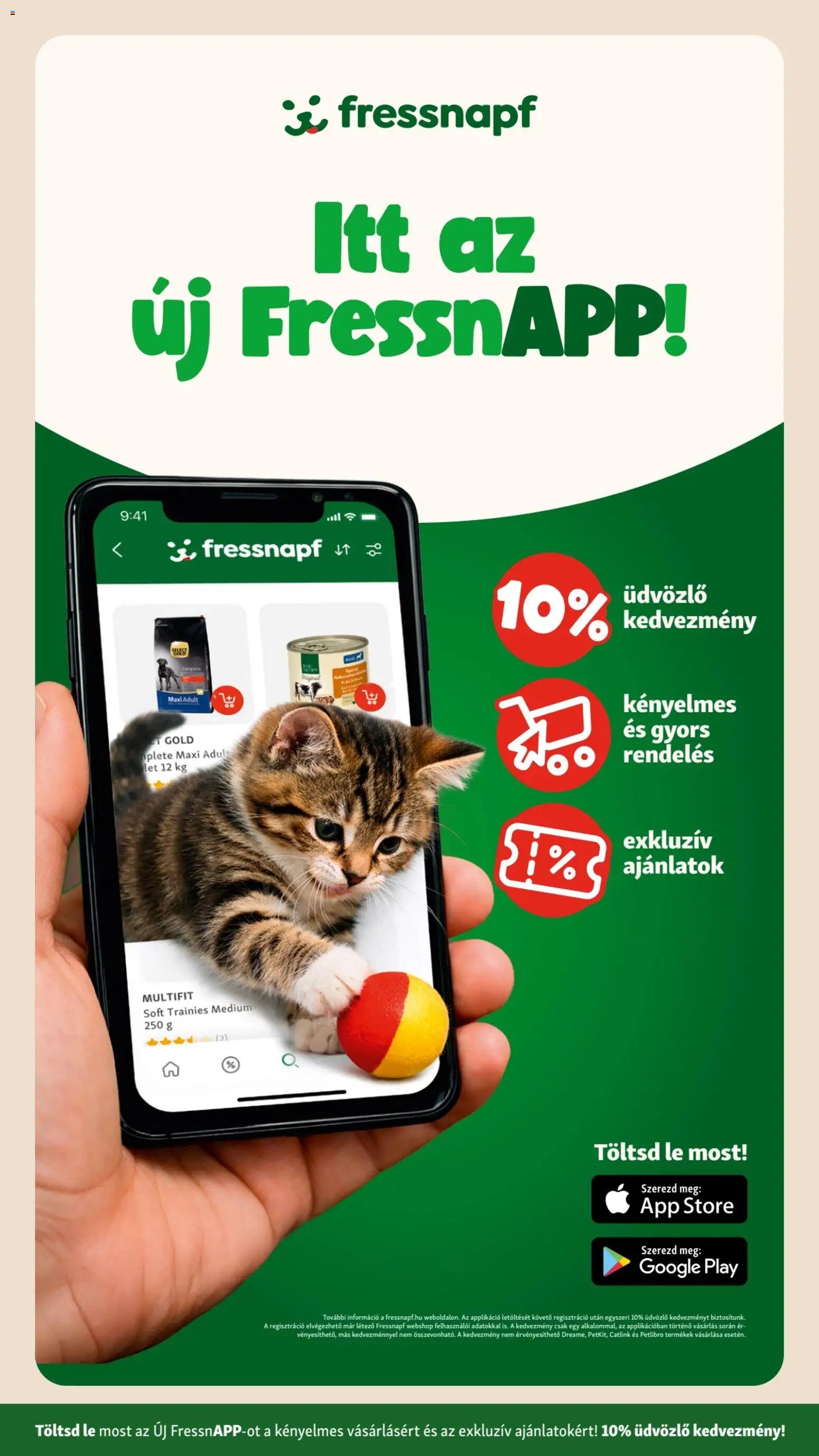 Fressnapf újság 2026.05.07. Fressnapf akciós újság (2026-05-07 - 2026-05-13)