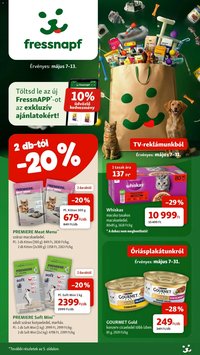 Fressnapf újság 2026.05.07. Fressnapf akciós újság (2026-05-07 - 2026-05-13)