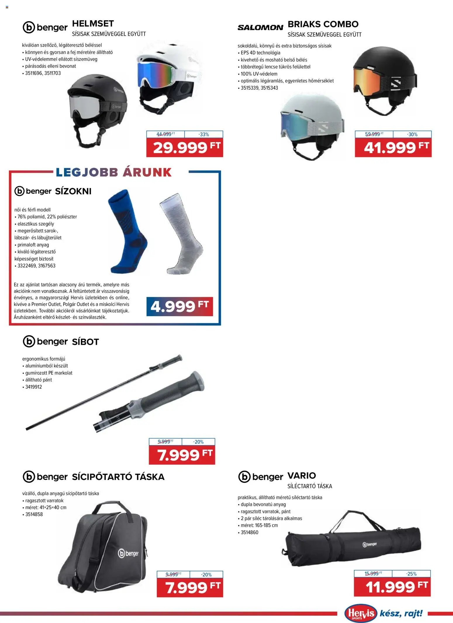 Hervis Sports újság 2025.11.11. Akciós újság Hervis Sports (2025-11-11 - 2025-11-23)