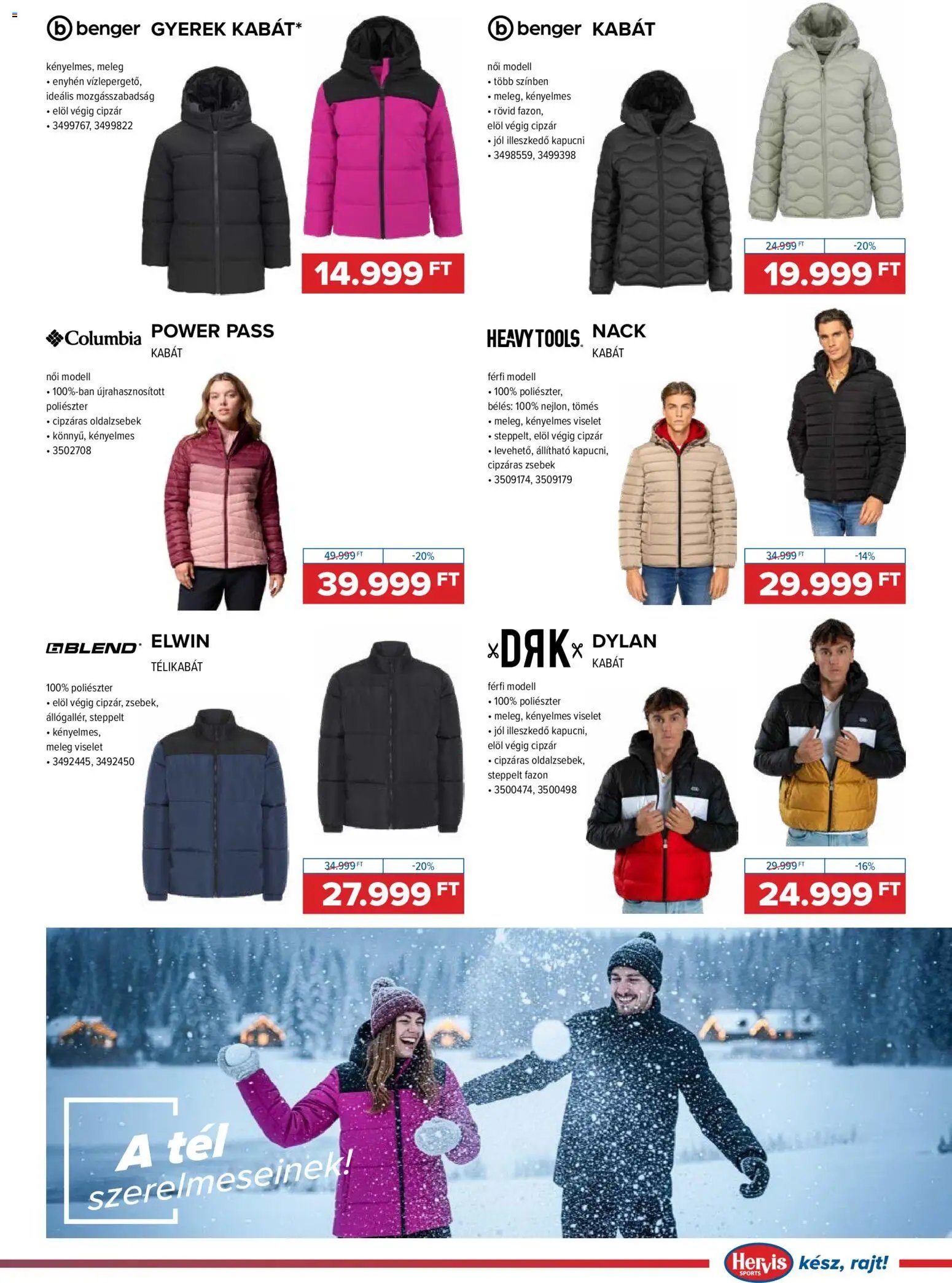 Hervis Sports újság 2025.11.11. Akciós újság Hervis Sports (2025-11-11 - 2025-11-23)