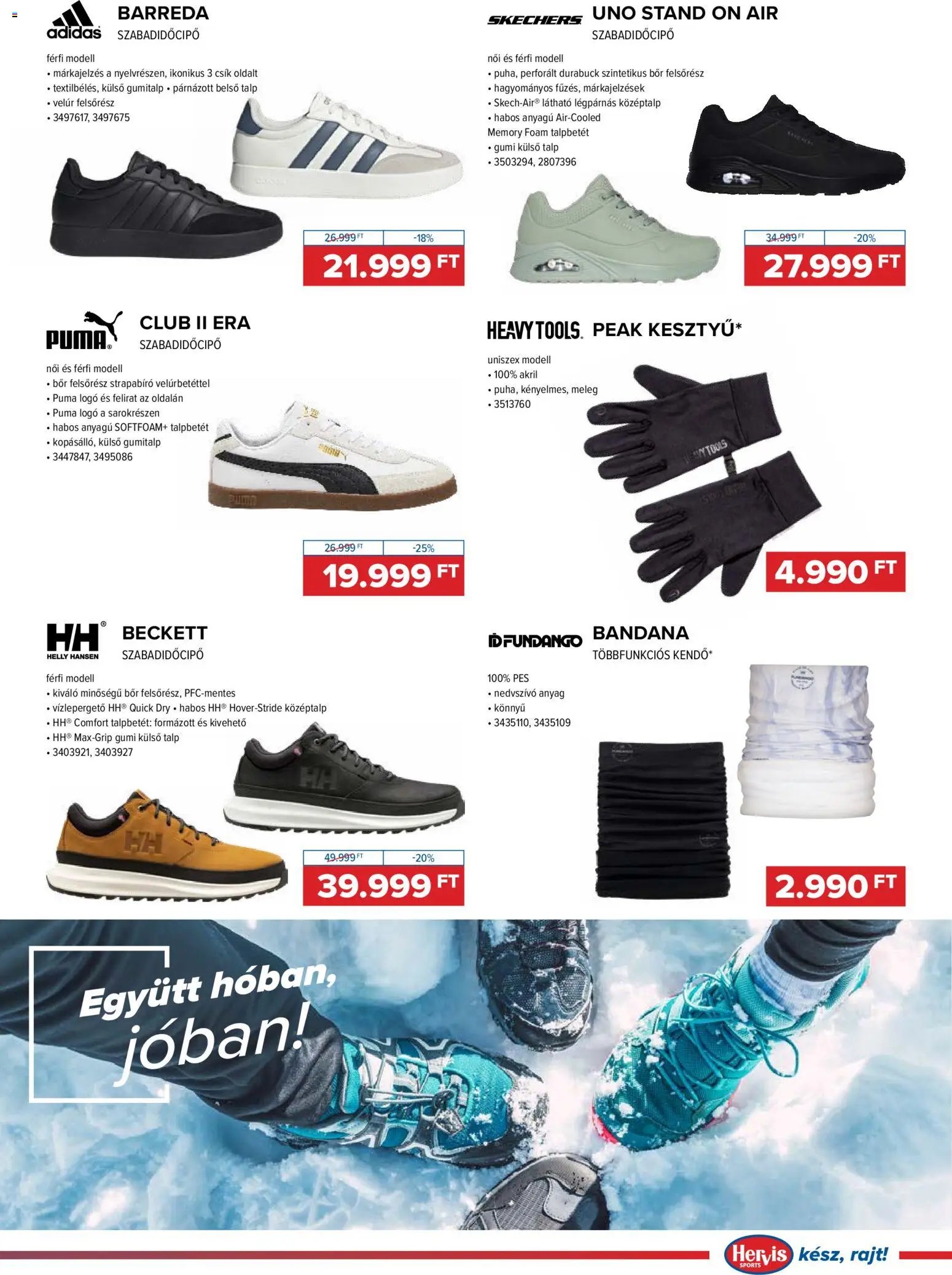 Hervis Sports újság 2025.11.11. Akciós újság Hervis Sports (2025-11-11 - 2025-11-23)