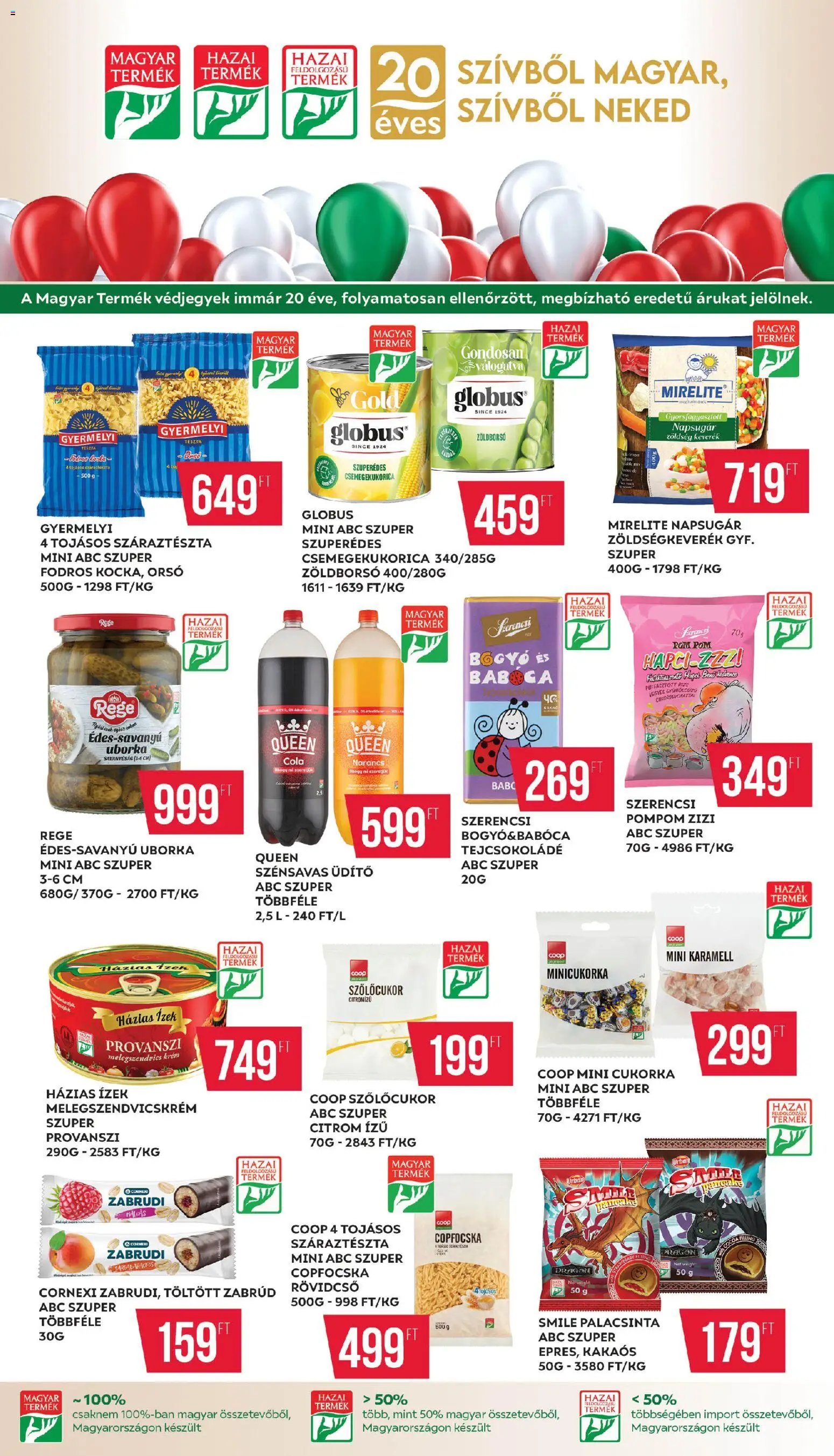 COOP újság 2026.05.14. COOP - Mini & Abc & Szuper / Nyírzem (2026-05-14 - 2026-05-20)
