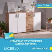 Möbelix újság 2026.09.01. Möbelix akciós újság
