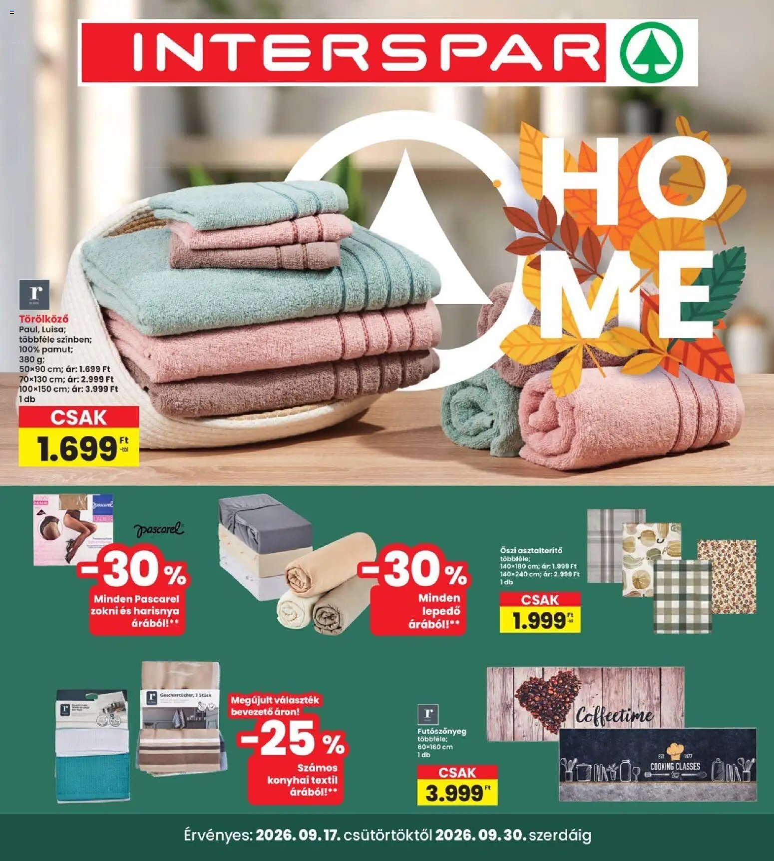 Interspar újság 2026.09.17. Interspar Home katalógus