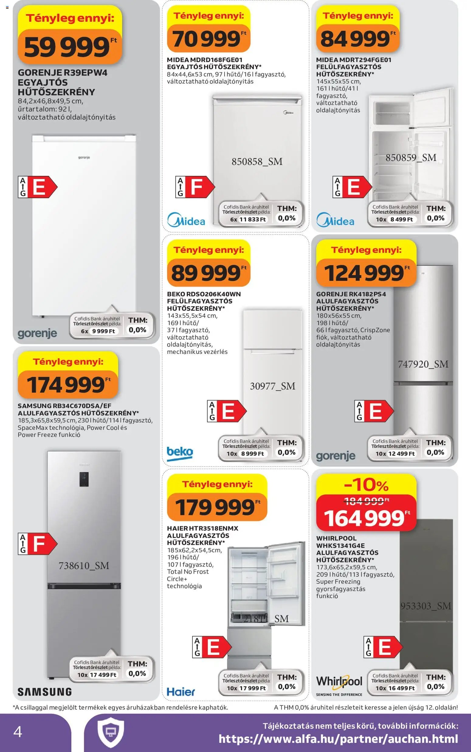 Auchan újság 2026.06.04. Auchan Műszaki cikk ajánlataink