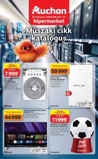 Auchan újság 2026.06.04. Auchan Műszaki cikk ajánlataink
