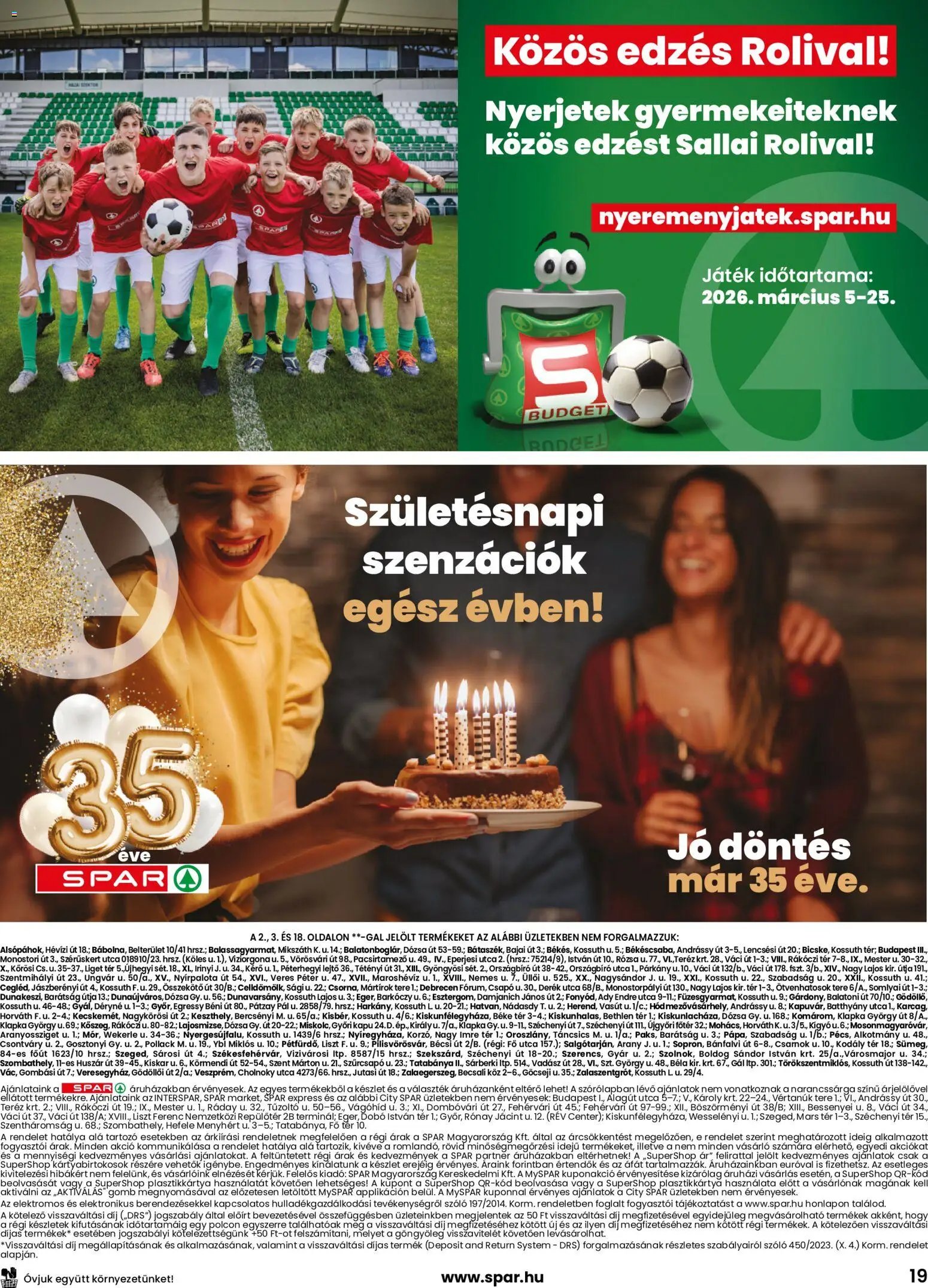 Spar újság 2026.03.19. Spar akciós újság (2026-03-19 - 2026-03-25)