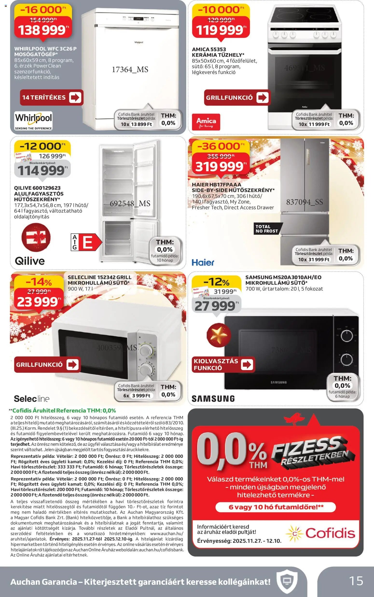 Auchan újság 2025.11.27. Elektronikai ajánlataink (2025-11-27 - 2025-12-10)
